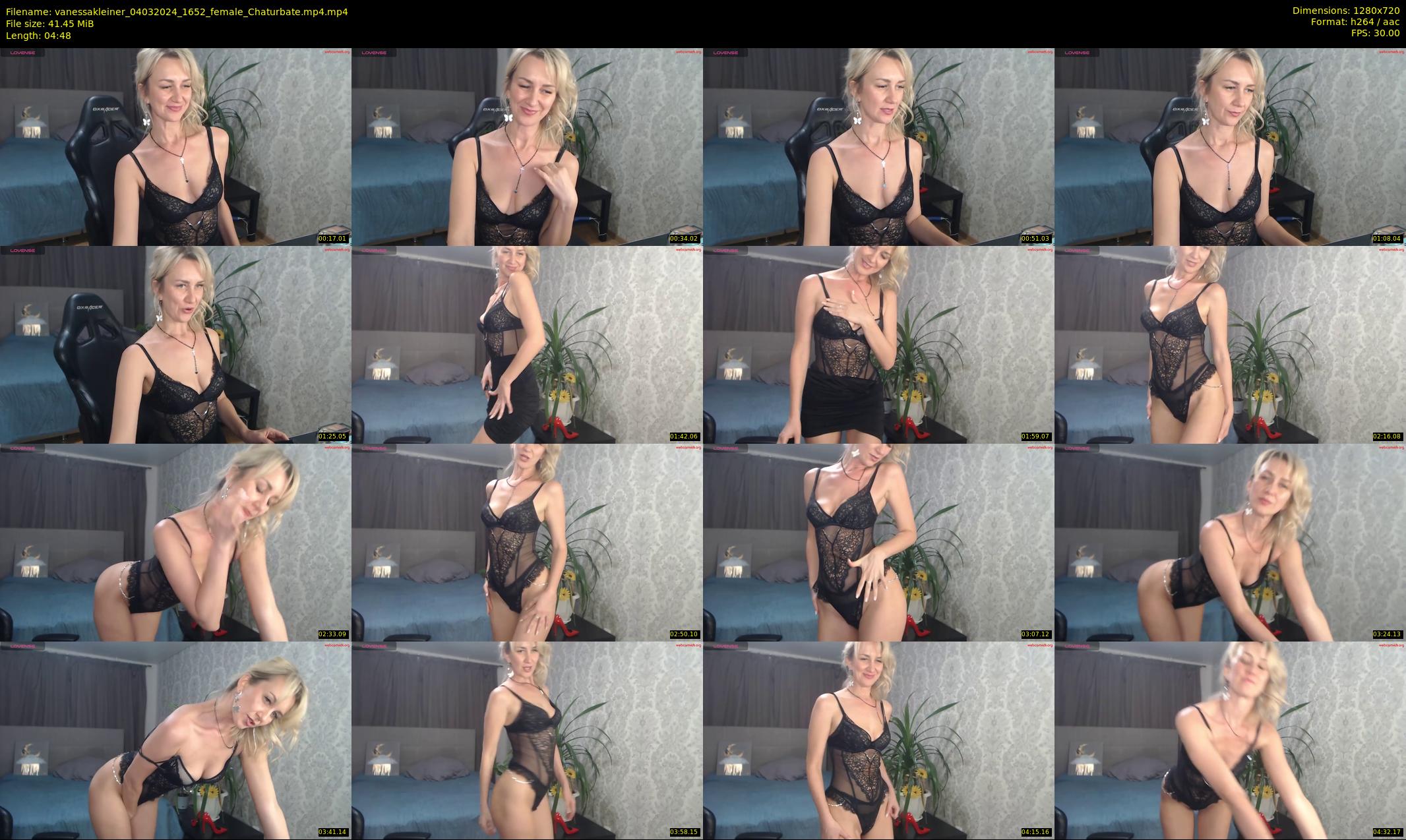 vanessakleiner — 5 minute Chaturbate female cam show recording, 720p, Mar 4, 2024