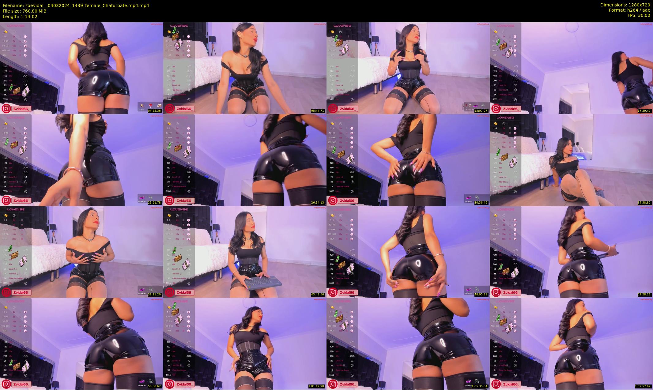 zoevidal_ — 75 minute Chaturbate female cam show recording, 720p, Mar 4, 2024