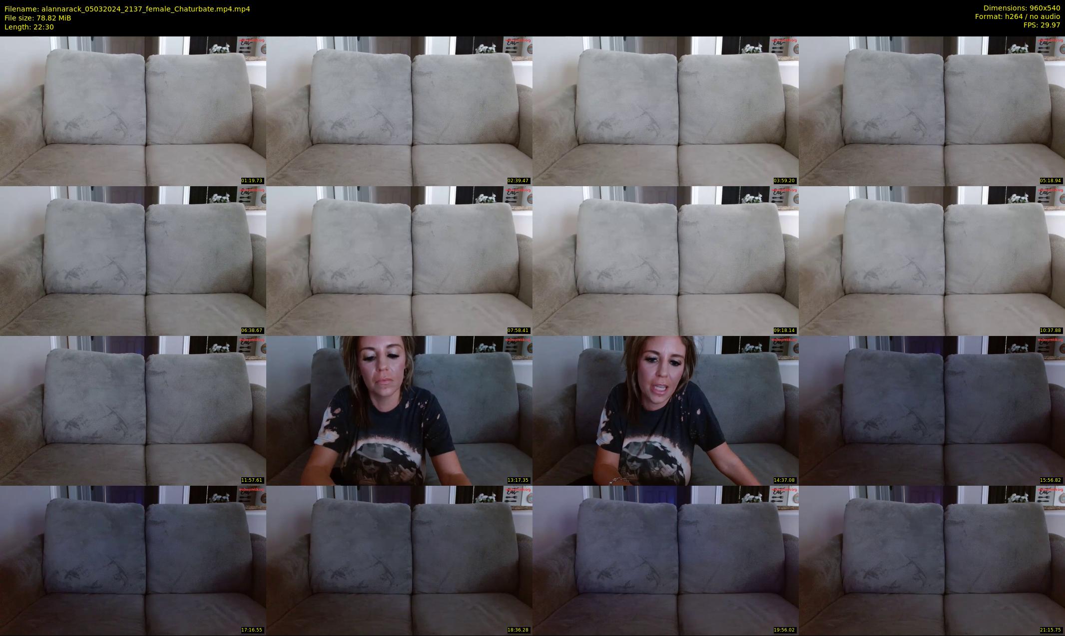 alannarack — 23 minute Chaturbate female cam show recording, 480p, Mar 5, 2024