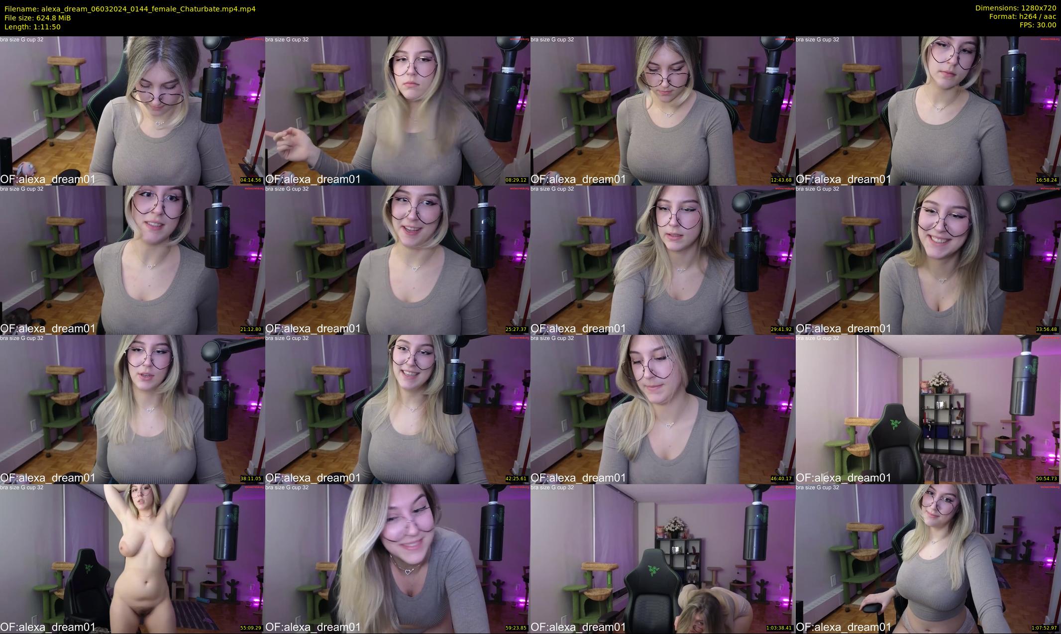 alexa_dream — 72 minute Chaturbate female cam show recording, 720p, Mar 6, 2024