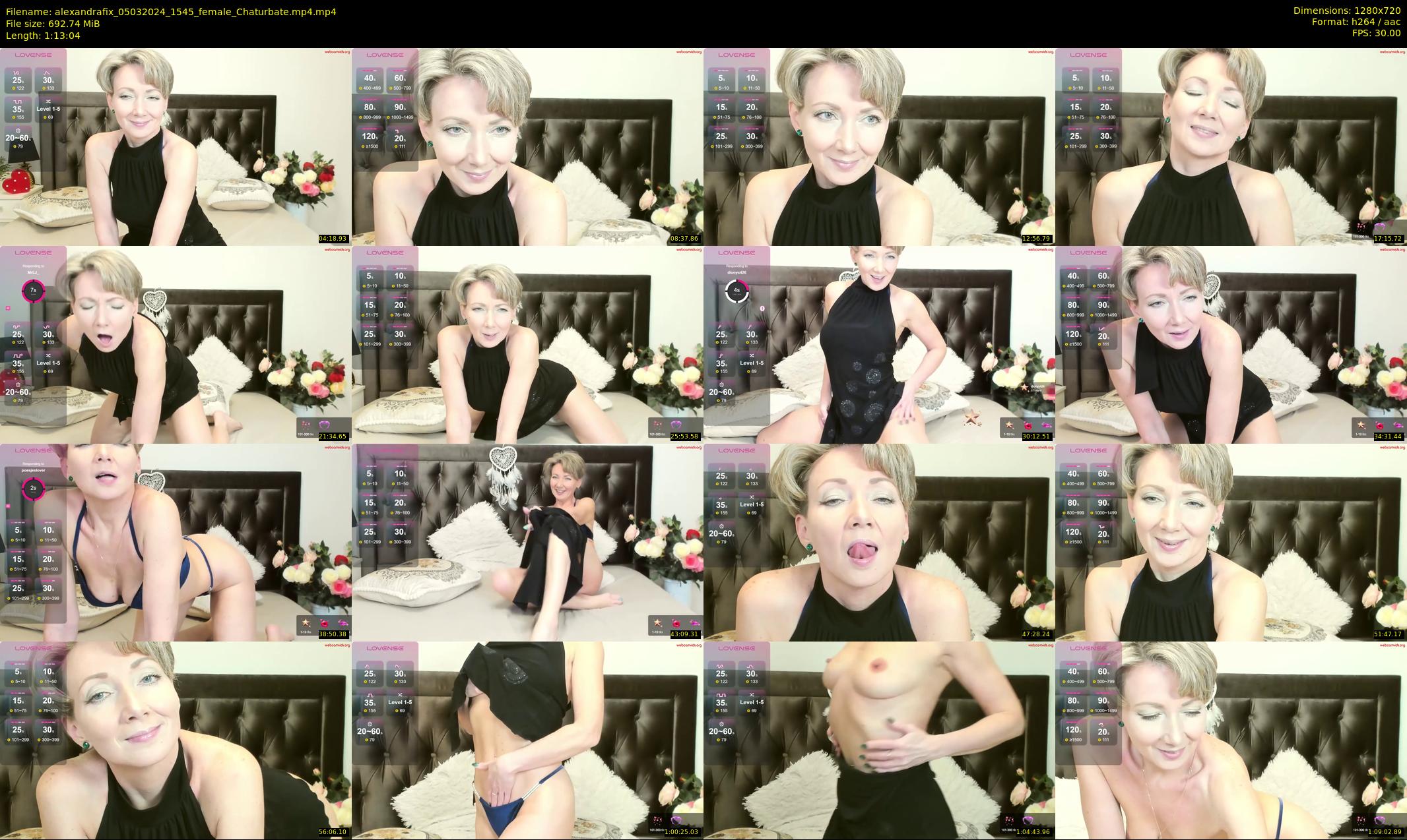 alexandrafix — 74 minute Chaturbate female cam show recording, 720p, Mar 5, 2024