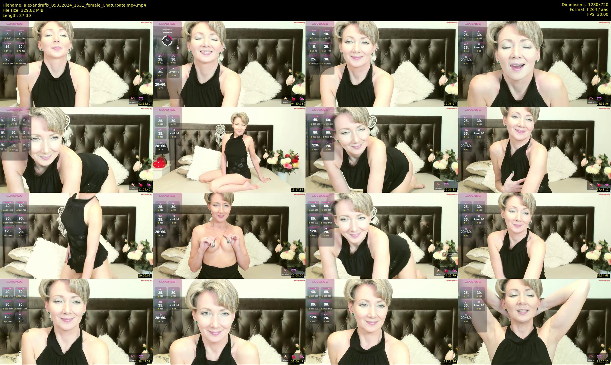 alexandrafix — 38 minute Chaturbate female cam show recording, 720p, Mar 5, 2024