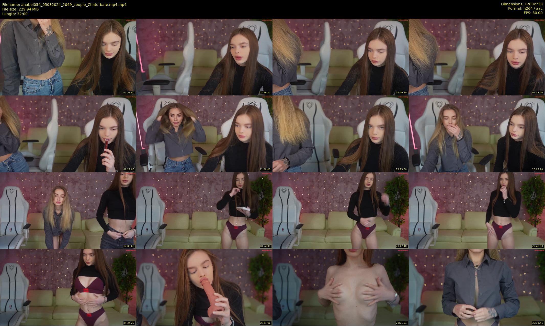 anabel054 — 32 minute Chaturbate female cam show recording, 720p, Mar 5, 2024
