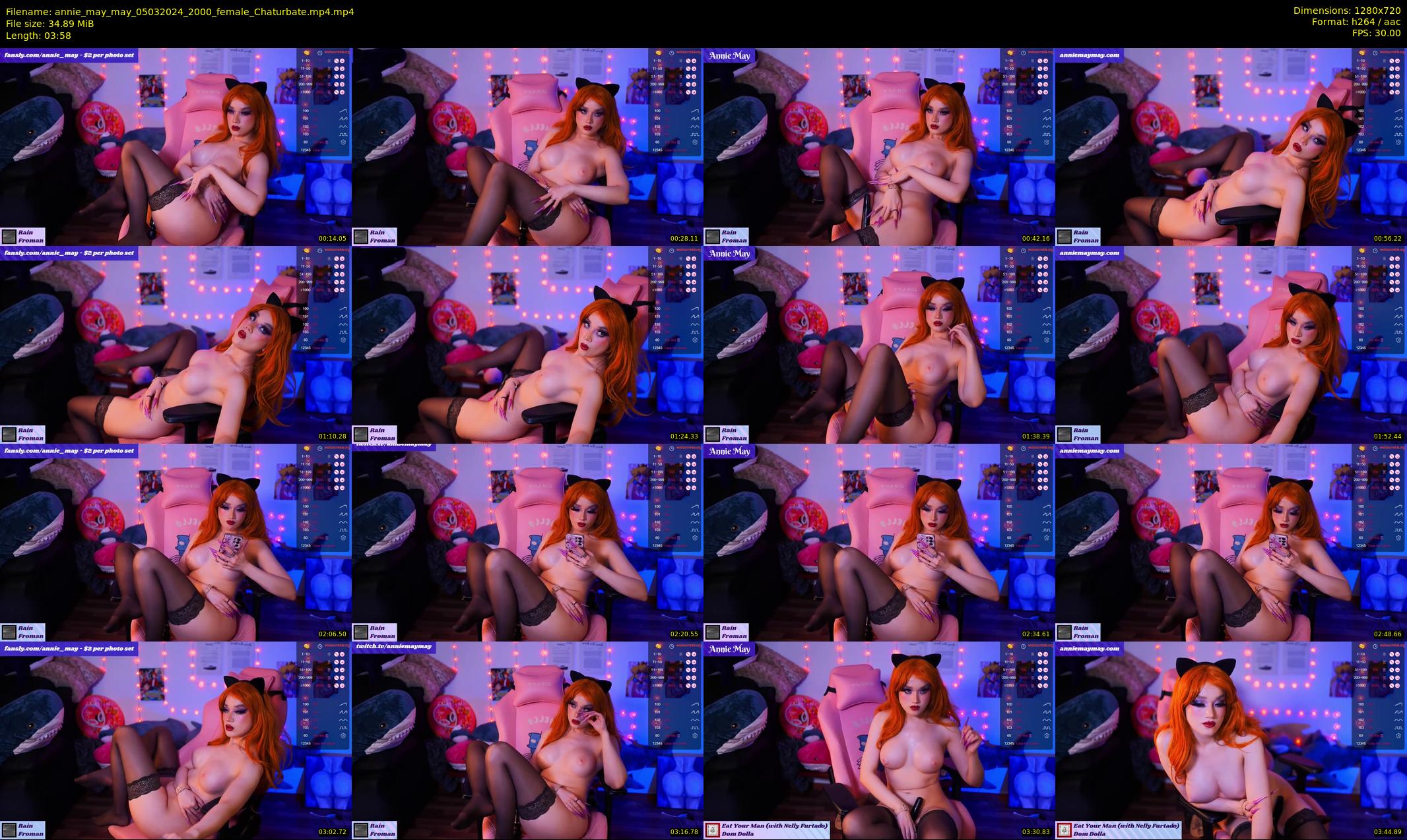 annie_may_may — 4 minute Chaturbate female cam show recording, 720p, Mar 5, 2024