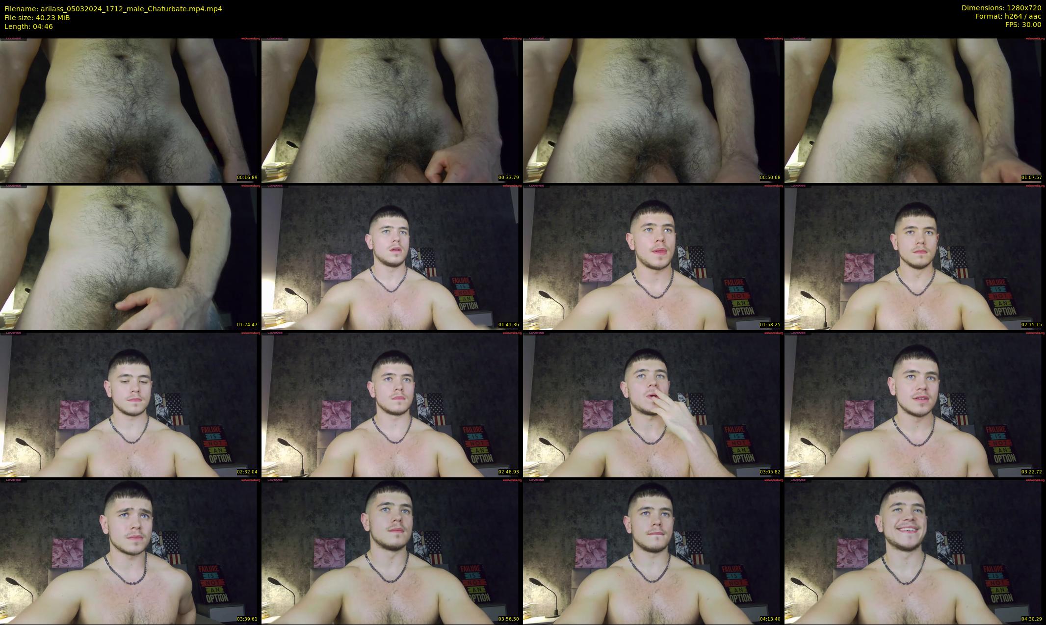 arilass — 5 minute Chaturbate male cam show recording, 720p, Mar 5, 2024
