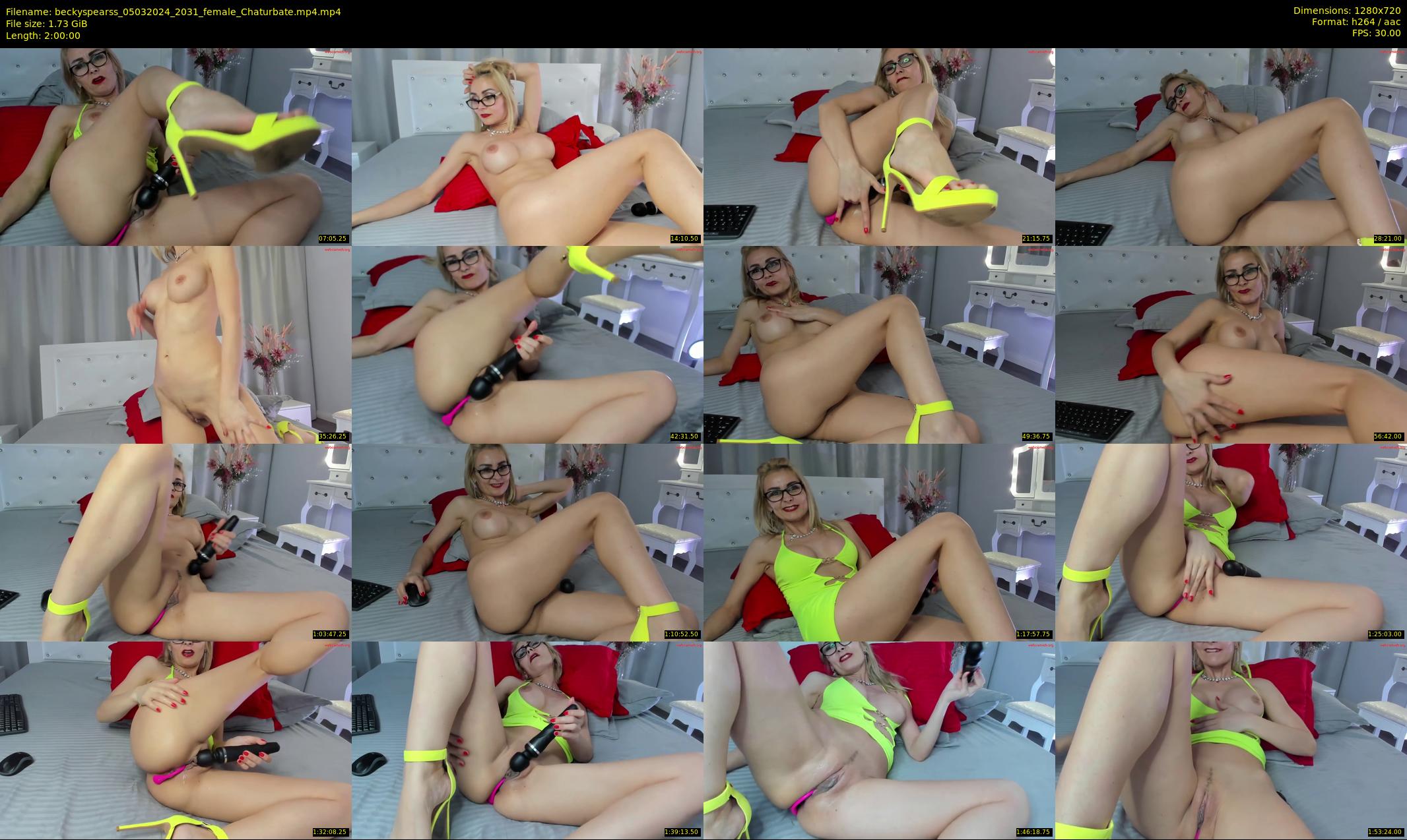 beckyspearss — 120 minute Chaturbate female cam show recording, 720p, Mar 5, 2024