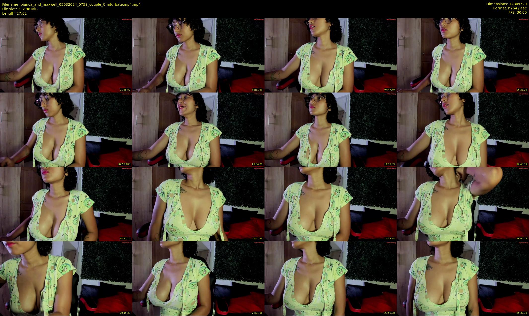 bianca_and_maxwell — 28 minute Chaturbate couple cam show recording, 720p, Mar 5, 2024