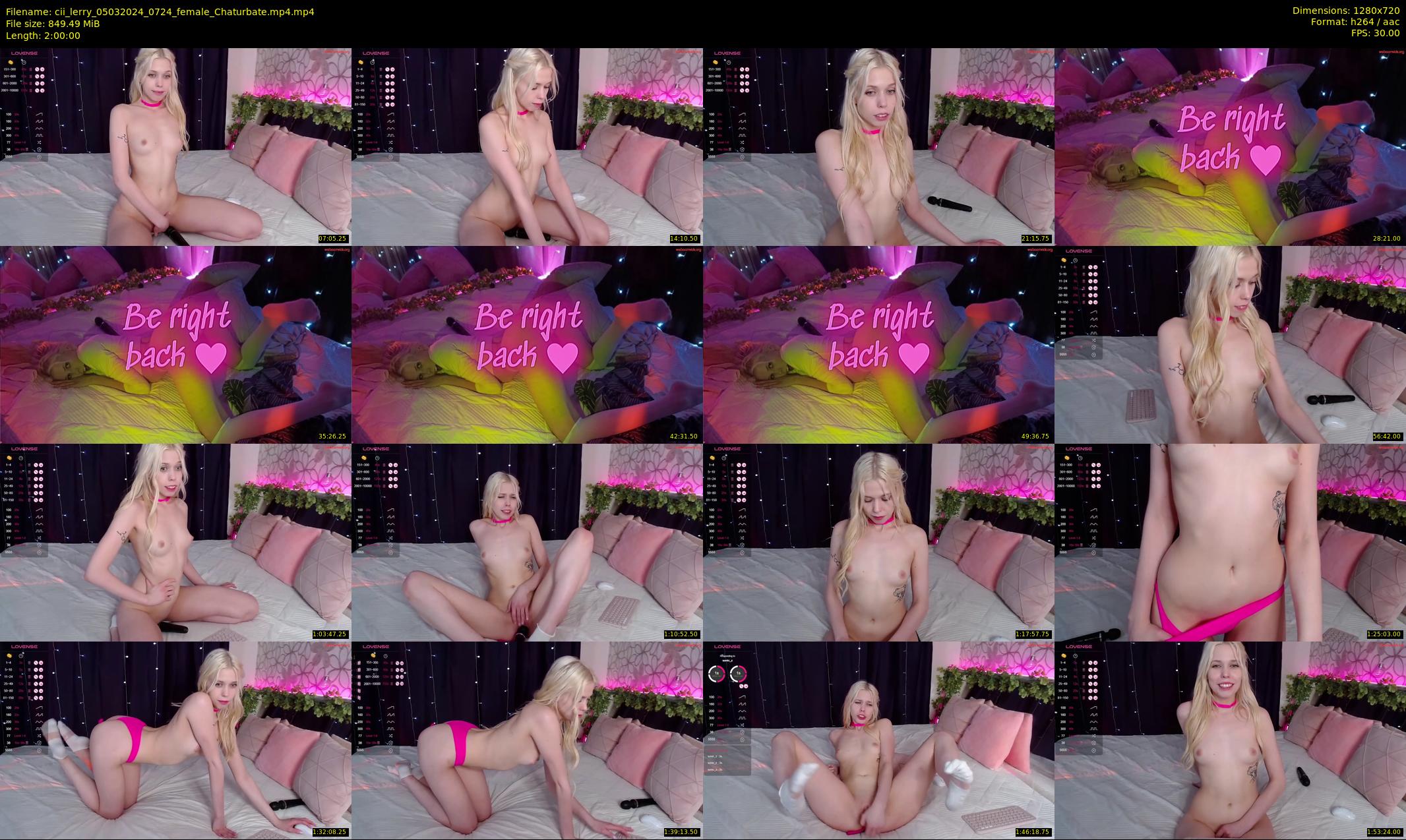 cii_lerry — 120 minute Chaturbate female cam show recording, 720p, Mar 5, 2024
