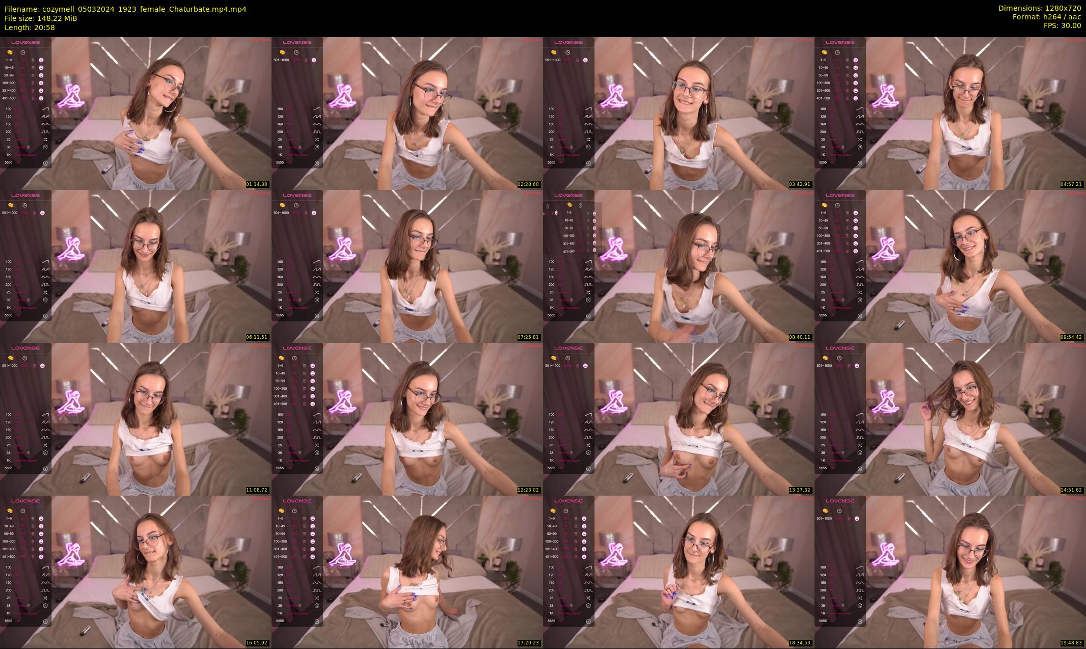 cozymell — 21 minute Chaturbate female cam show recording, 720p, Mar 5, 2024
