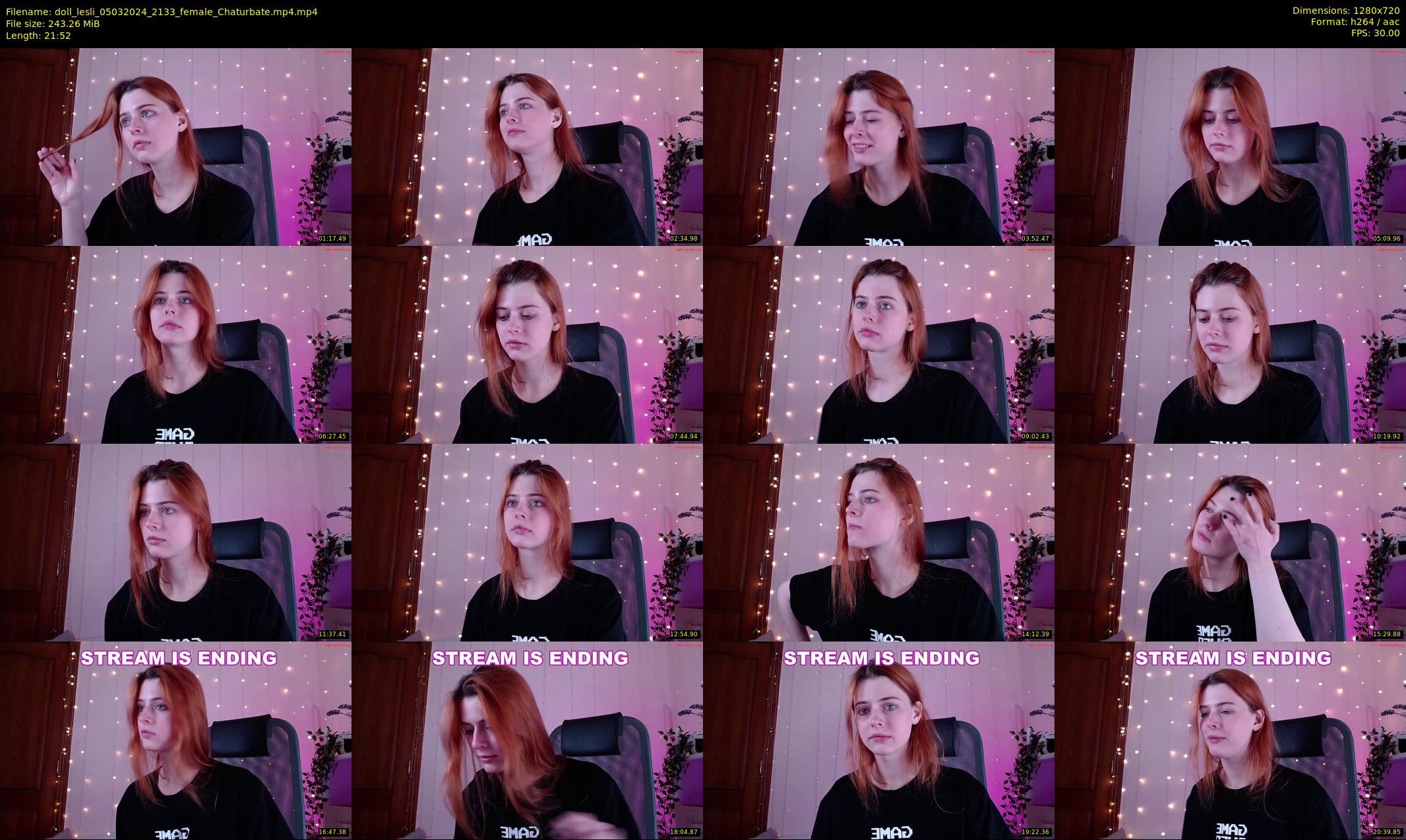 doll_lesli — 22 minute Chaturbate female cam show recording, 720p, Mar 5, 2024