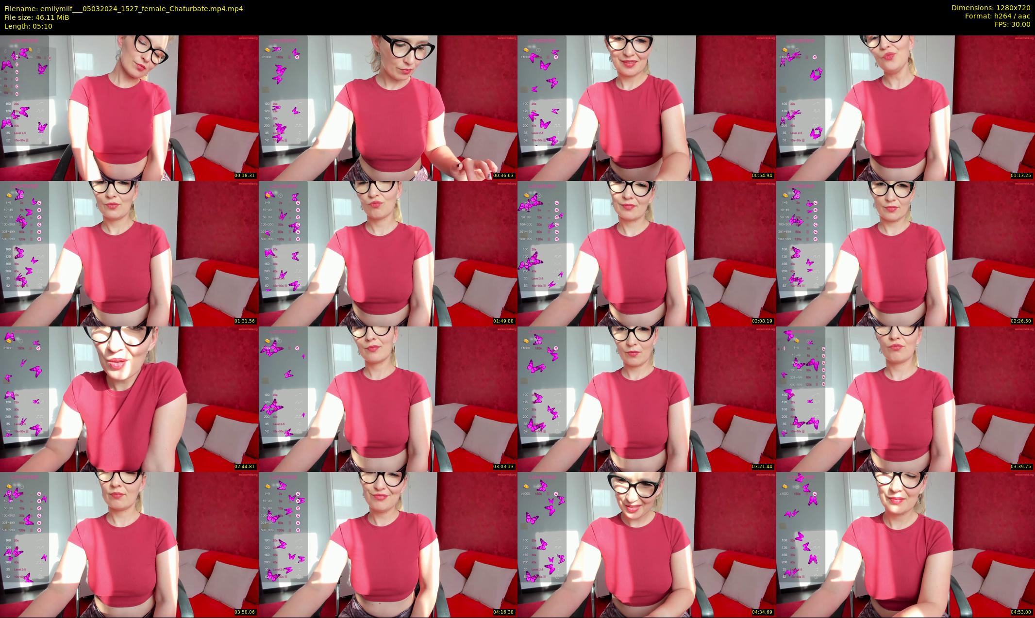 emilymilf__ — 6 minute Chaturbate female cam show recording, 720p, Mar 5, 2024