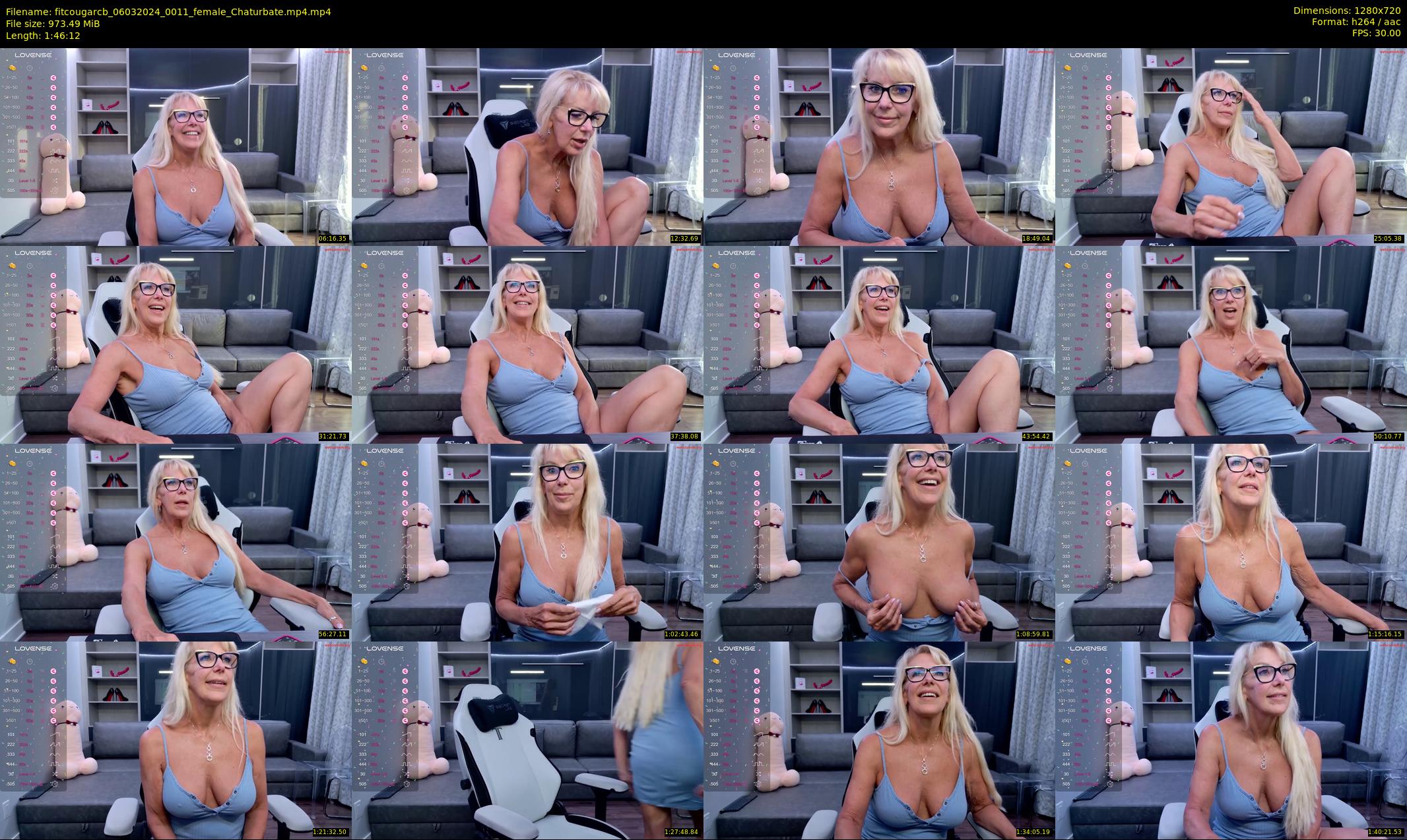 fitcougarcb — 107 minute Chaturbate female cam show recording, 720p, Mar 6, 2024