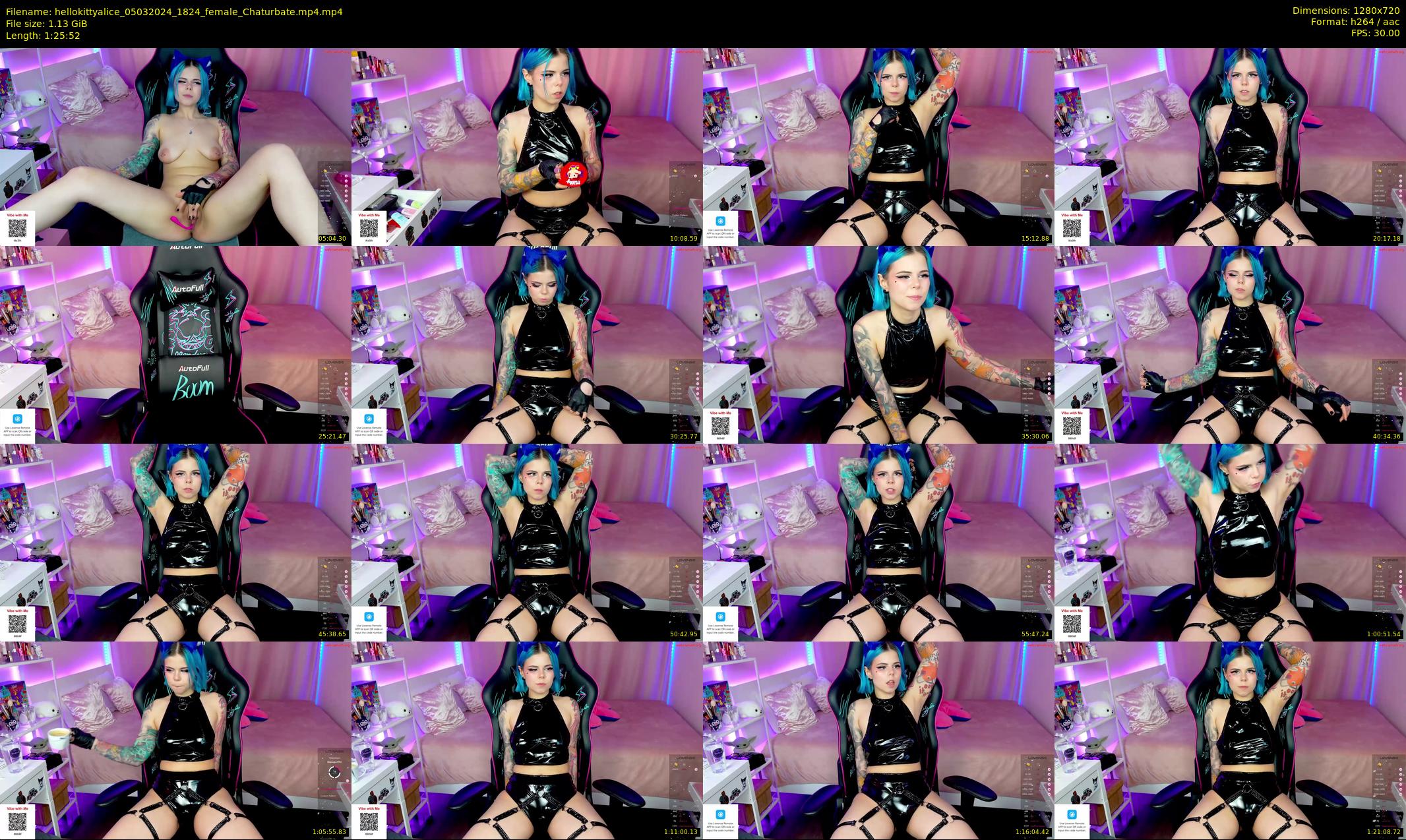hellokittyalice — 86 minute Chaturbate female cam show recording, 720p, Mar 5, 2024