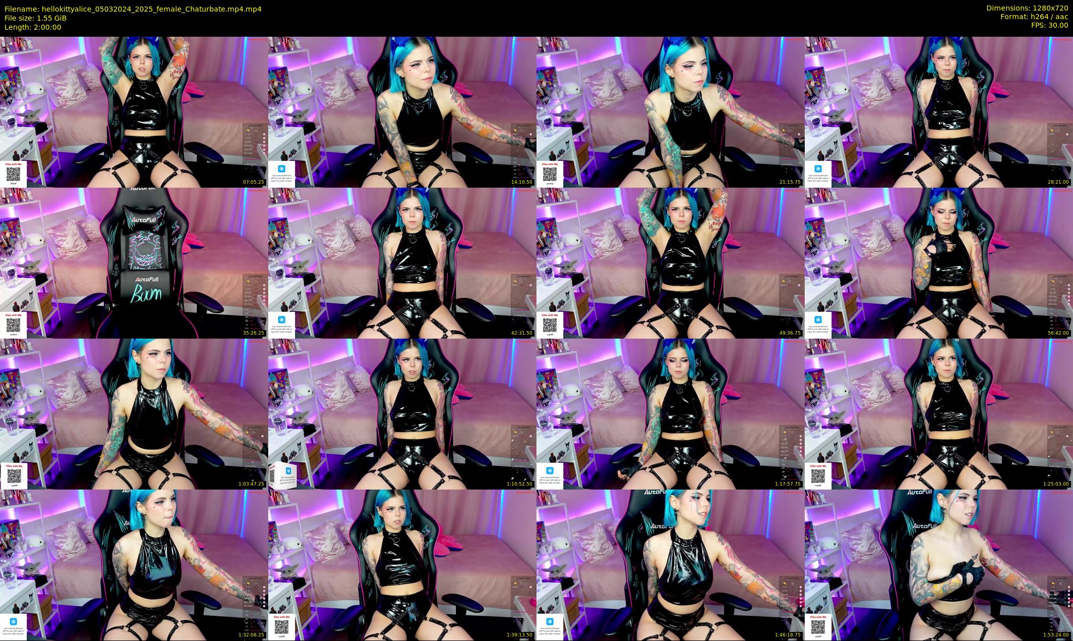 hellokittyalice — 120 minute Chaturbate female cam show recording, 720p, Mar 5, 2024