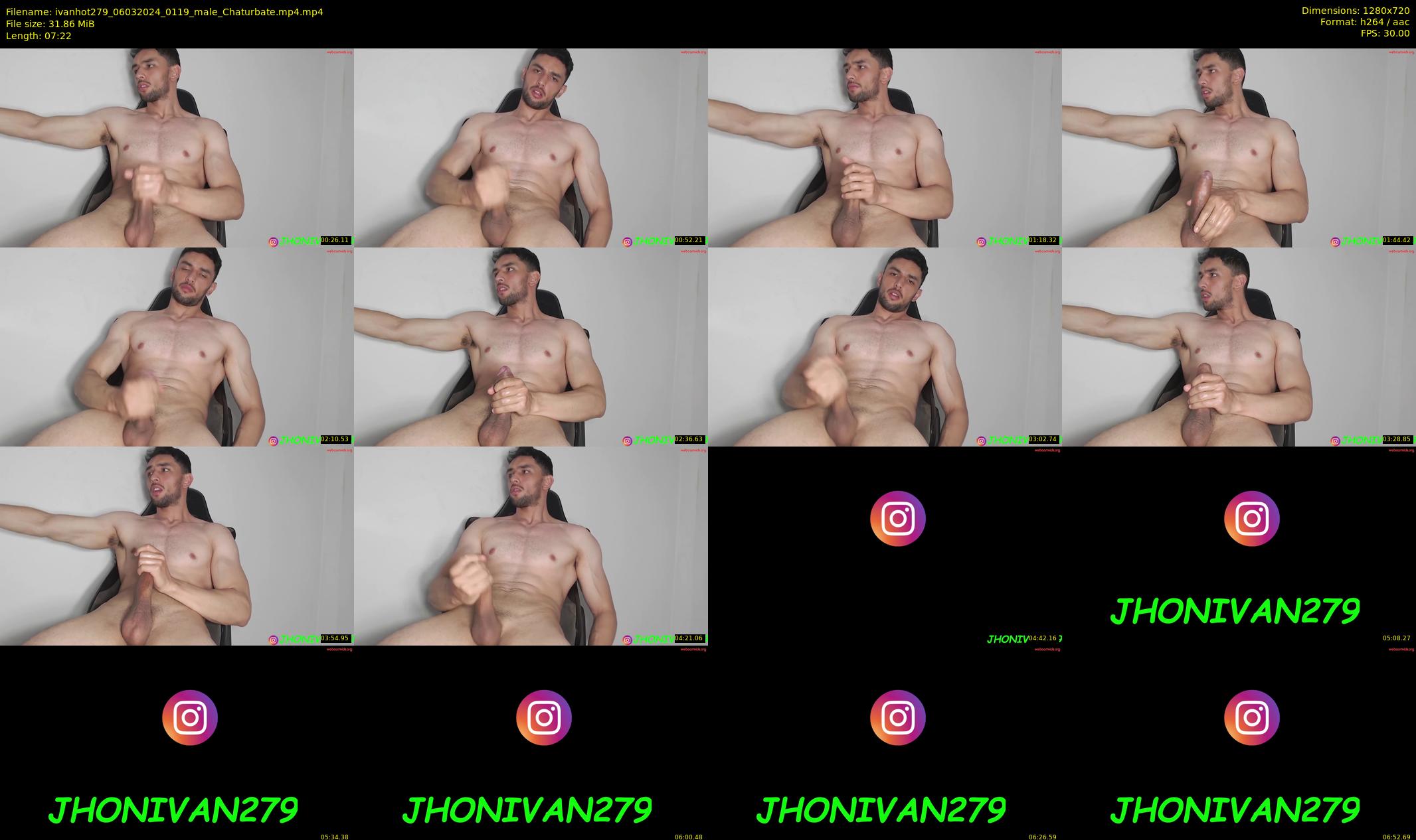 ivanhot279 — 8 minute Chaturbate male cam show recording, 720p, Mar 6, 2024
