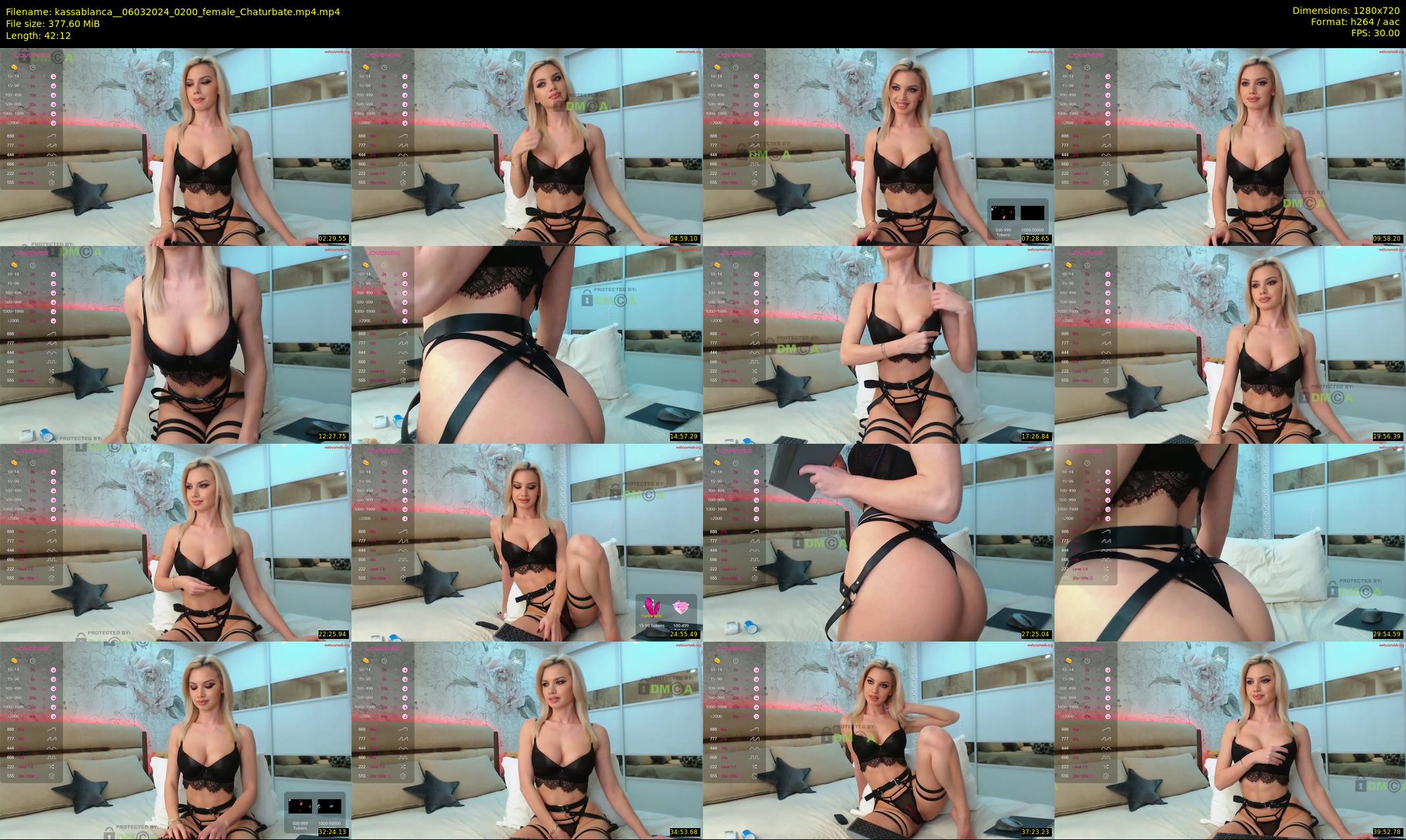 kassablanca_ — 43 minute Chaturbate female cam show recording, 720p, Mar 6, 2024