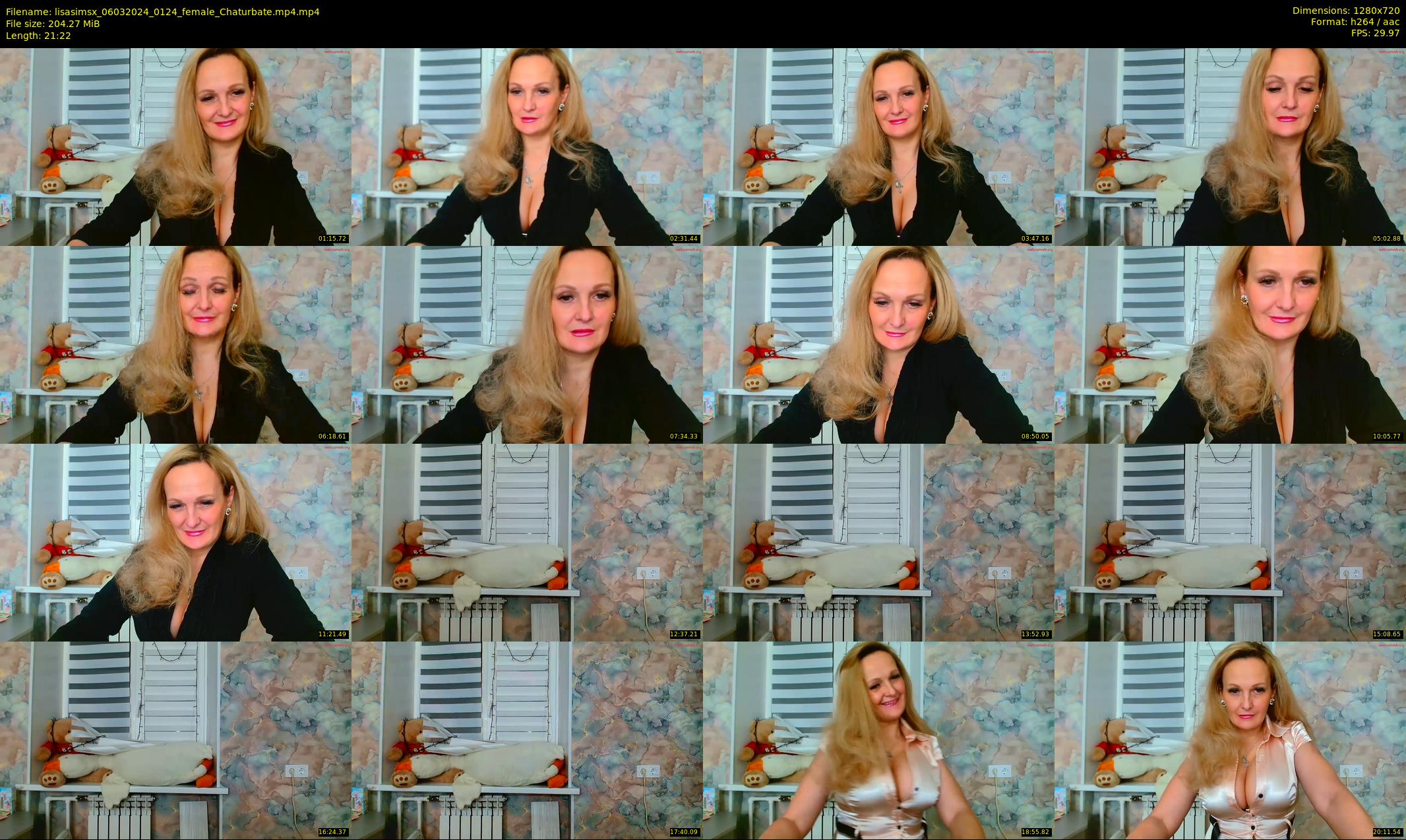 lisasimsx — 22 minute Chaturbate female cam show recording, 720p, Mar 6, 2024