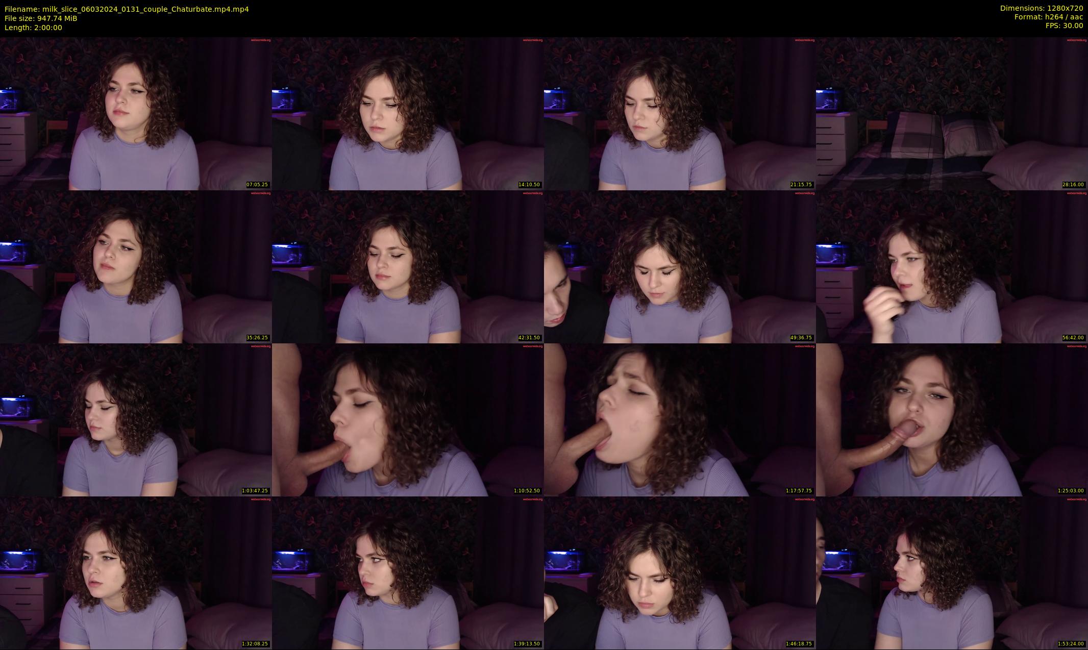 milk_slice — 120 minute Chaturbate couple cam show recording, 720p, Mar 6, 2024