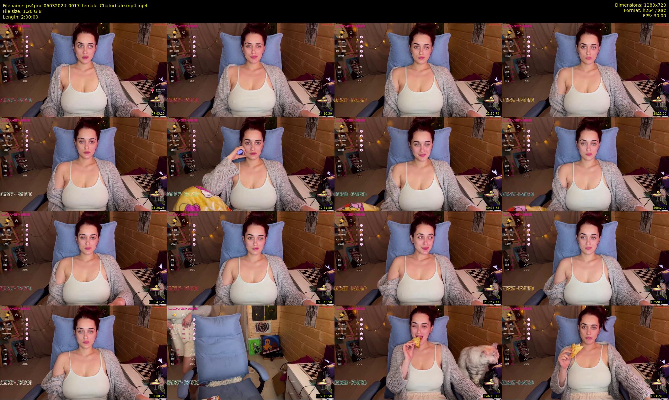 ps4pro — 120 minute Chaturbate female cam show recording, 720p, Mar 6, 2024