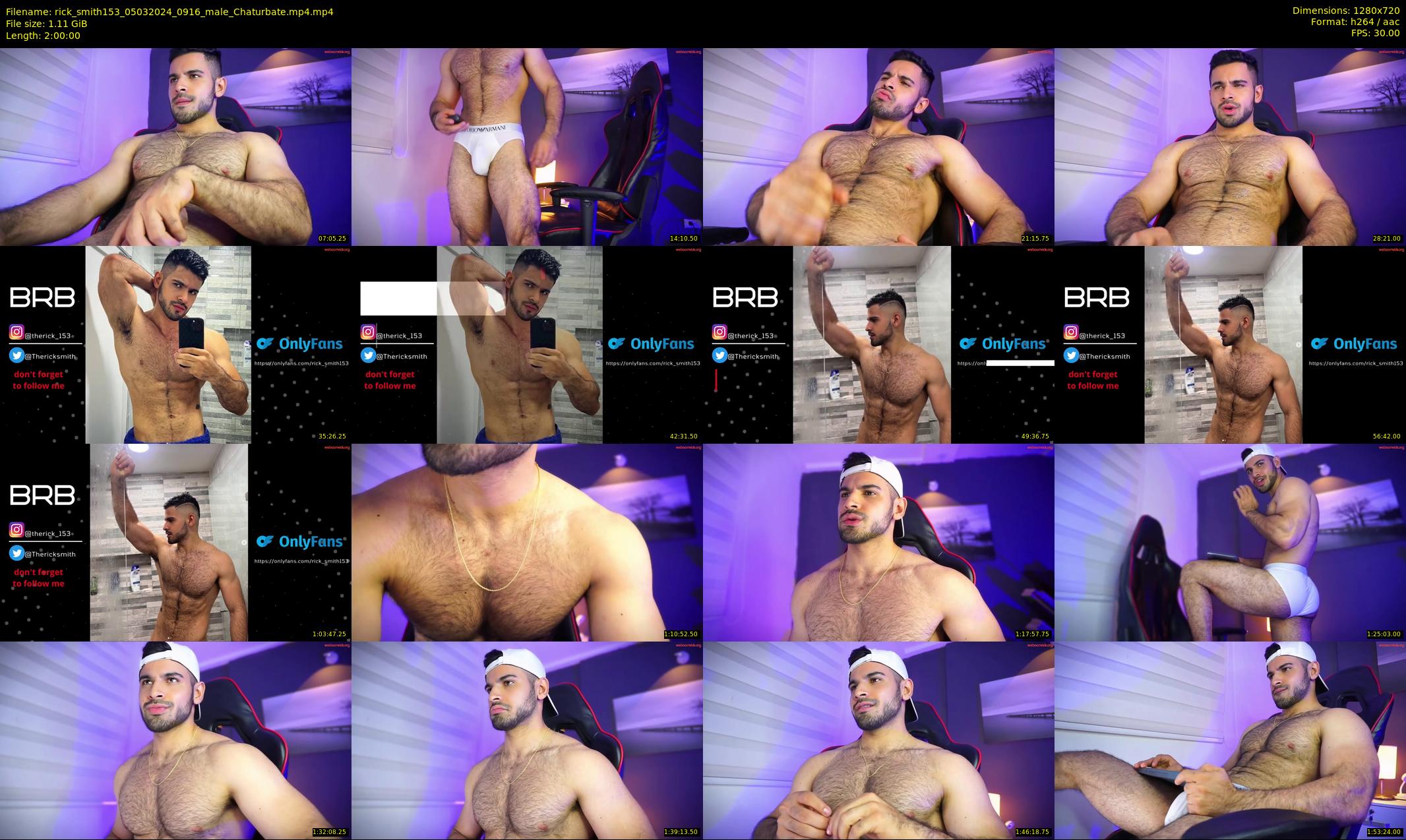 rick_smith153 — 120 minute Chaturbate male cam show recording, 720p, Mar 5, 2024