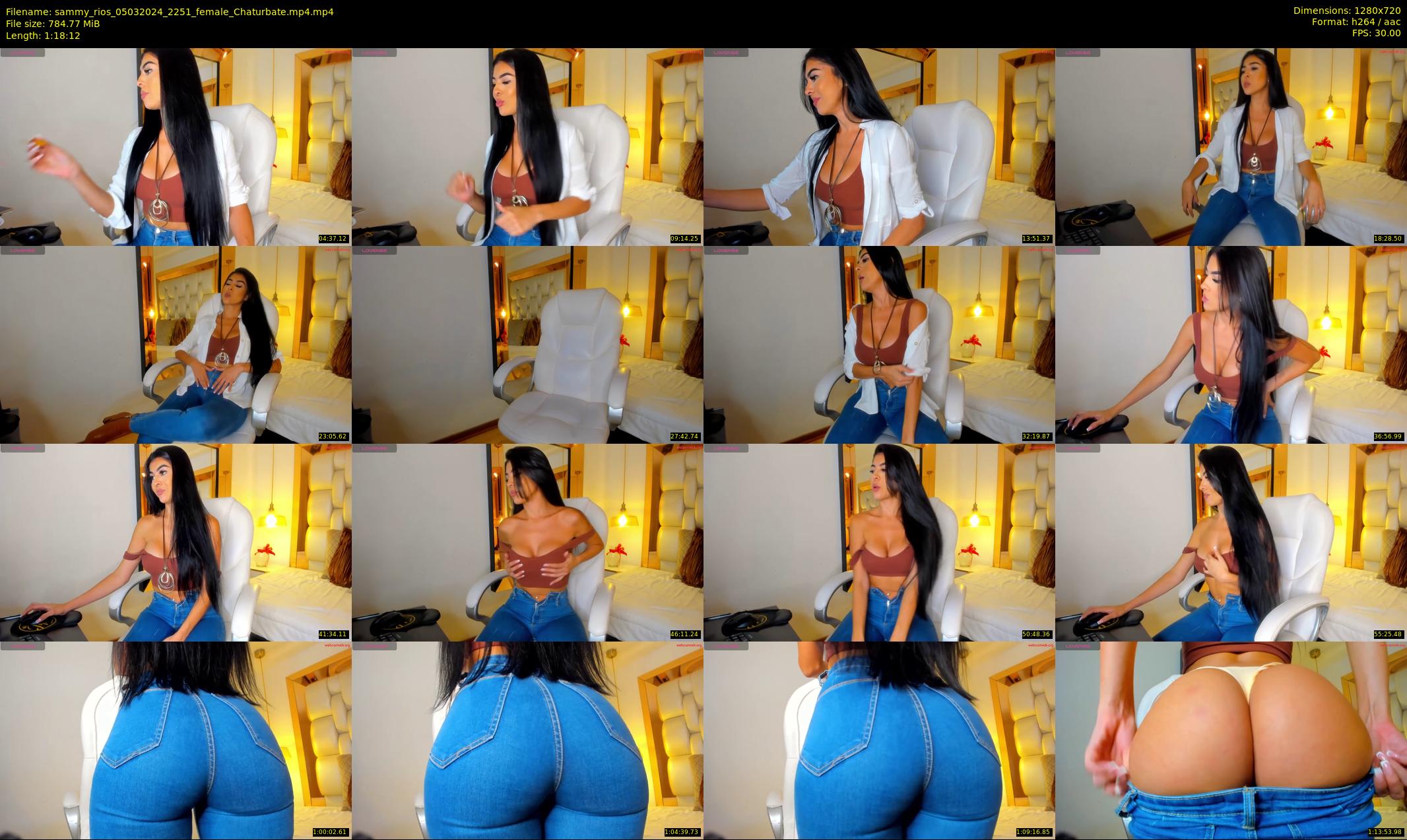 sammy_rios — 79 minute Chaturbate female cam show recording, 720p, Mar 5, 2024