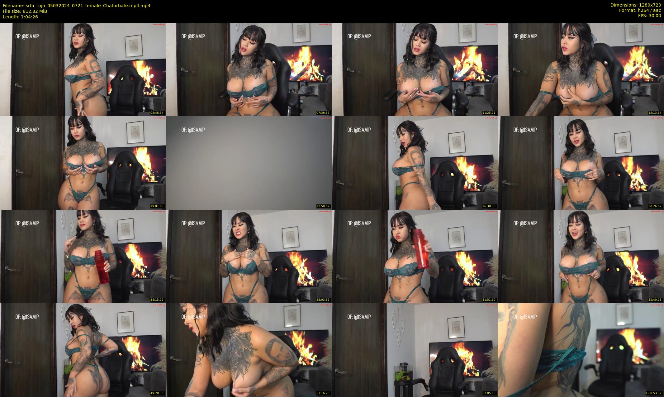 srta_roja — 65 minute Chaturbate female cam show recording, 720p, Mar 5, 2024