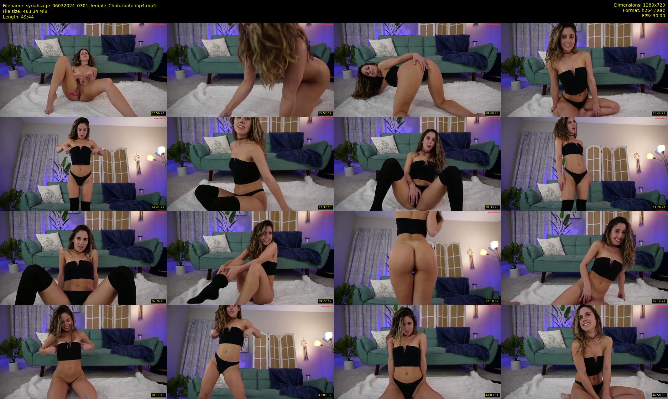 syriahsage — 50 minute Chaturbate female cam show recording, 720p, Mar 6, 2024