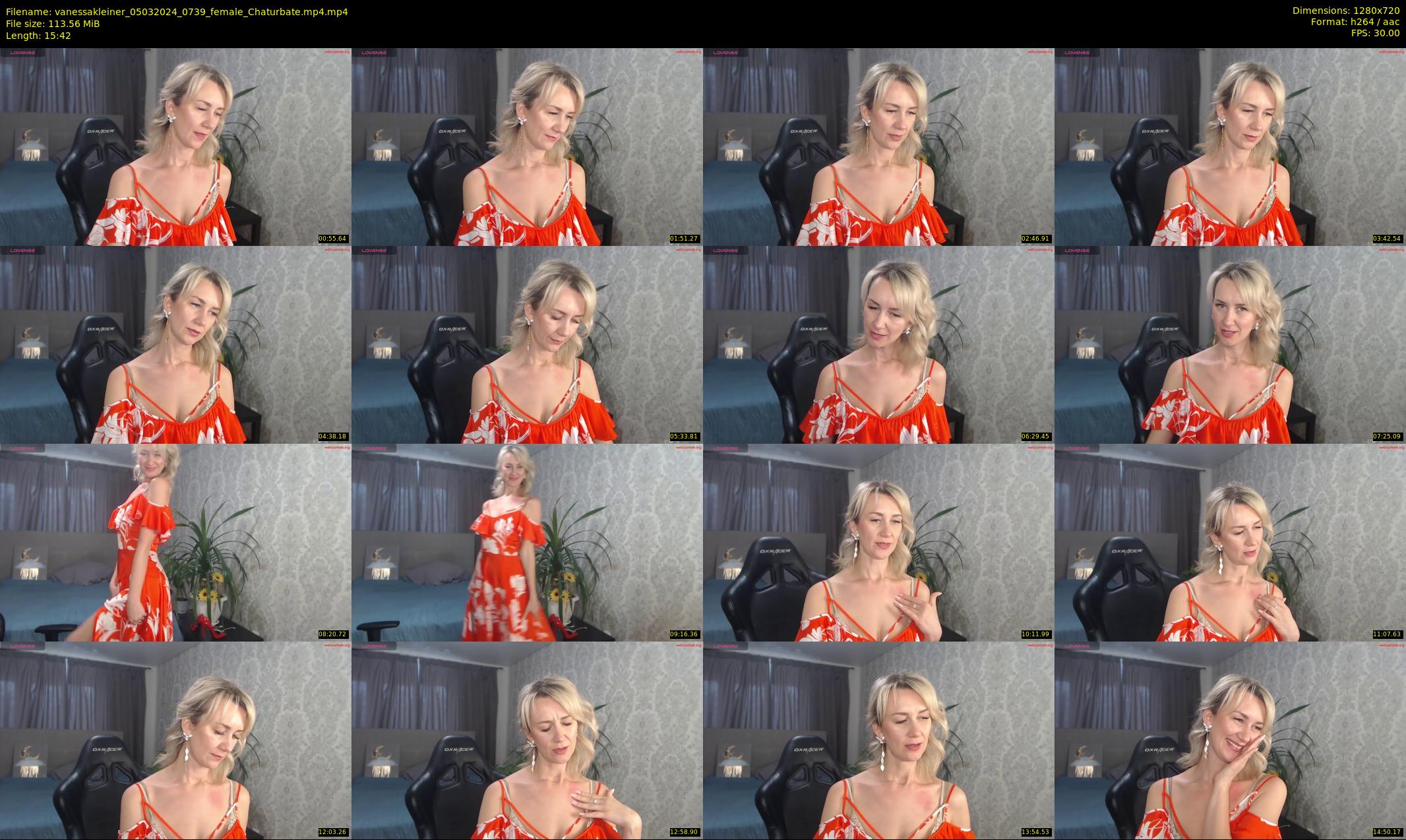 vanessakleiner — 16 minute Chaturbate female cam show recording, 720p, Mar 5, 2024