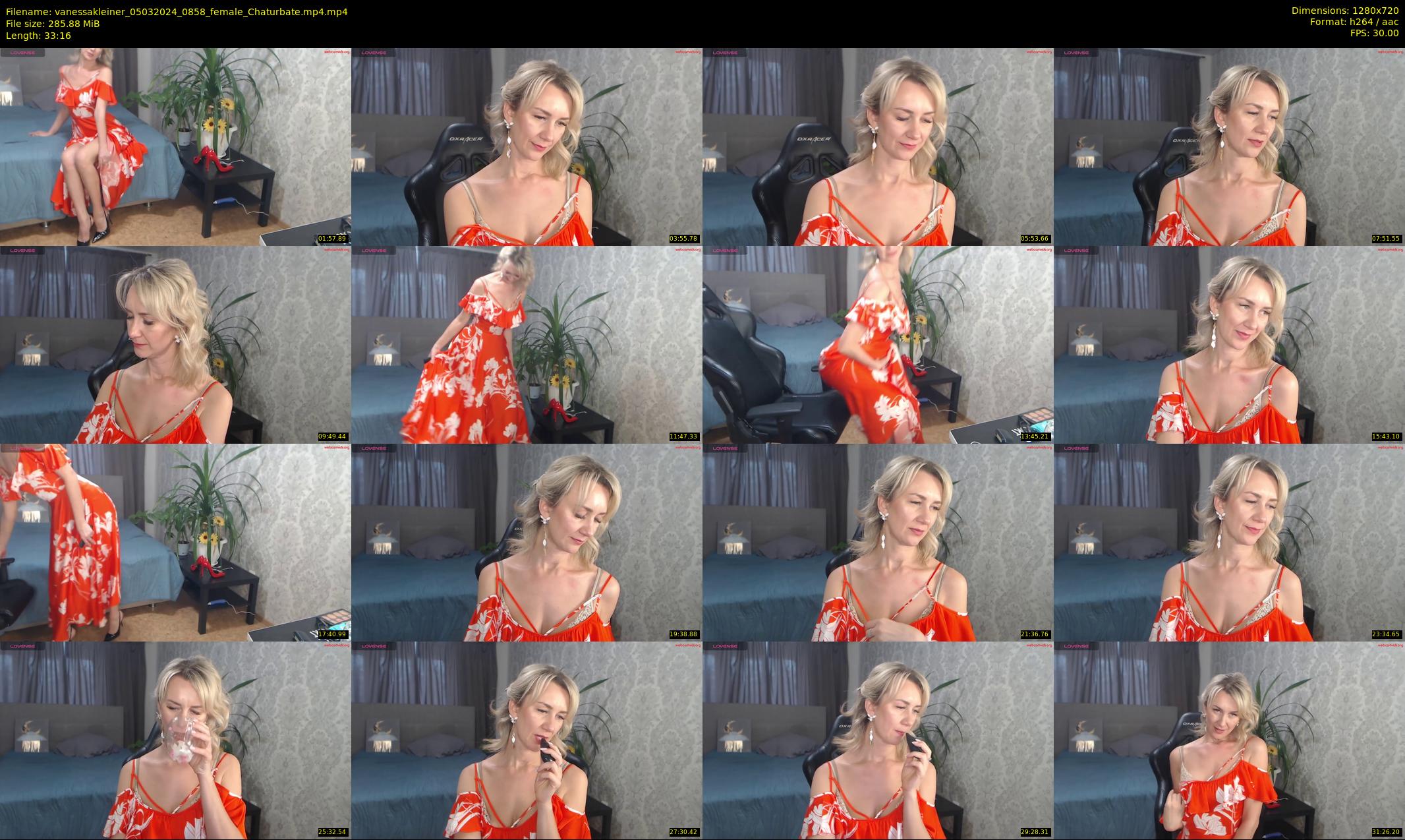 vanessakleiner — 34 minute Chaturbate female cam show recording, 720p, Mar 5, 2024
