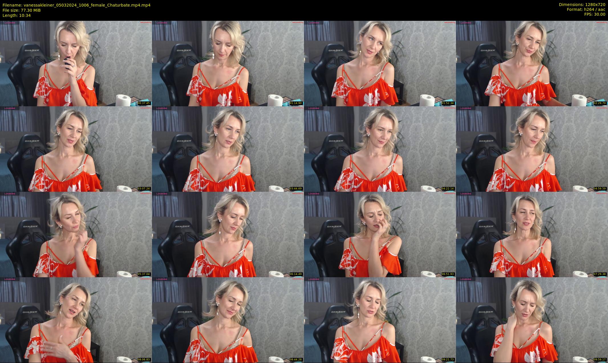 vanessakleiner — 11 minute Chaturbate female cam show recording, 720p, Mar 5, 2024
