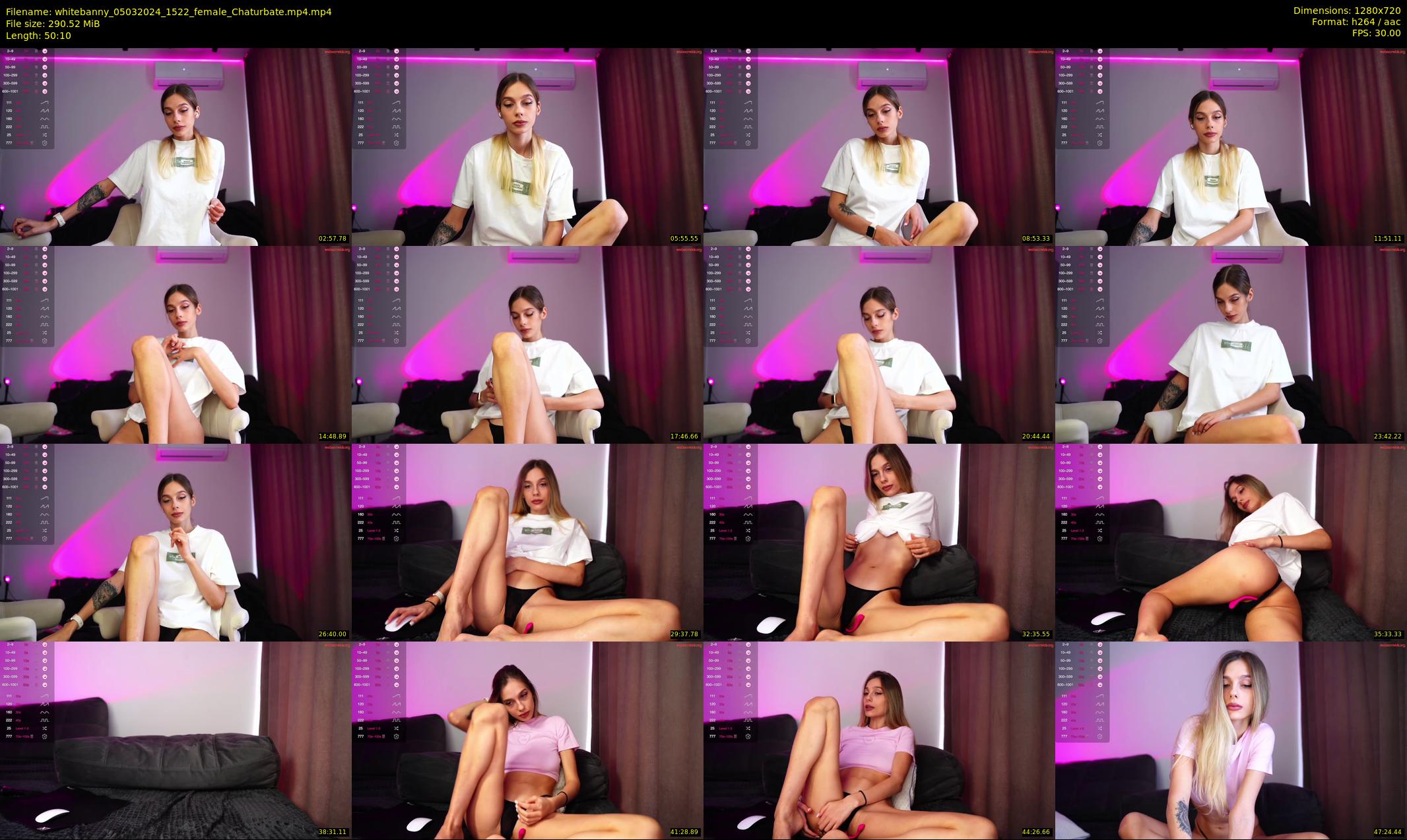 whitebanny — 51 minute Chaturbate couple cam show recording, 720p, Mar 5, 2024