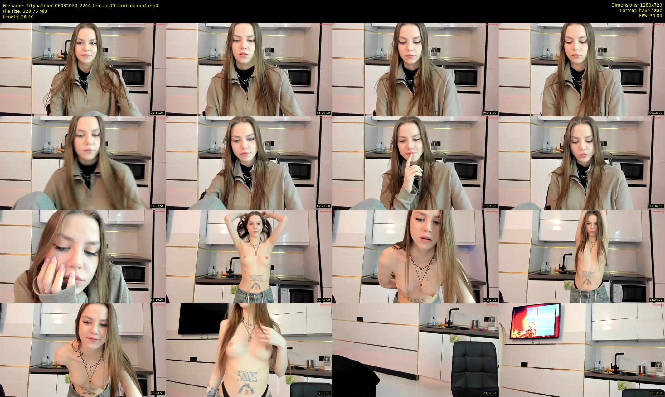 1i1ypa1mer — 27 minute Chaturbate female cam show recording, 720p, Mar 6, 2024