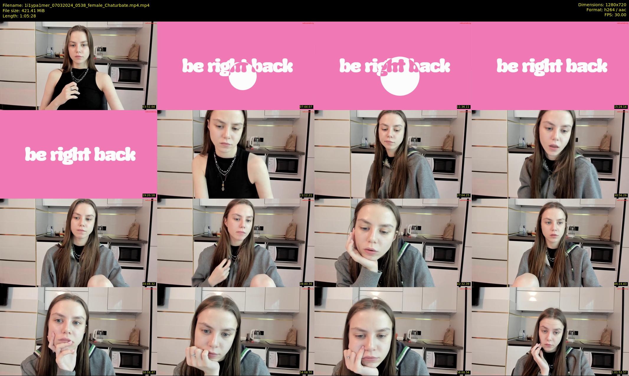 1i1ypa1mer — 66 minute Chaturbate female cam show recording, 720p, Mar 7, 2024