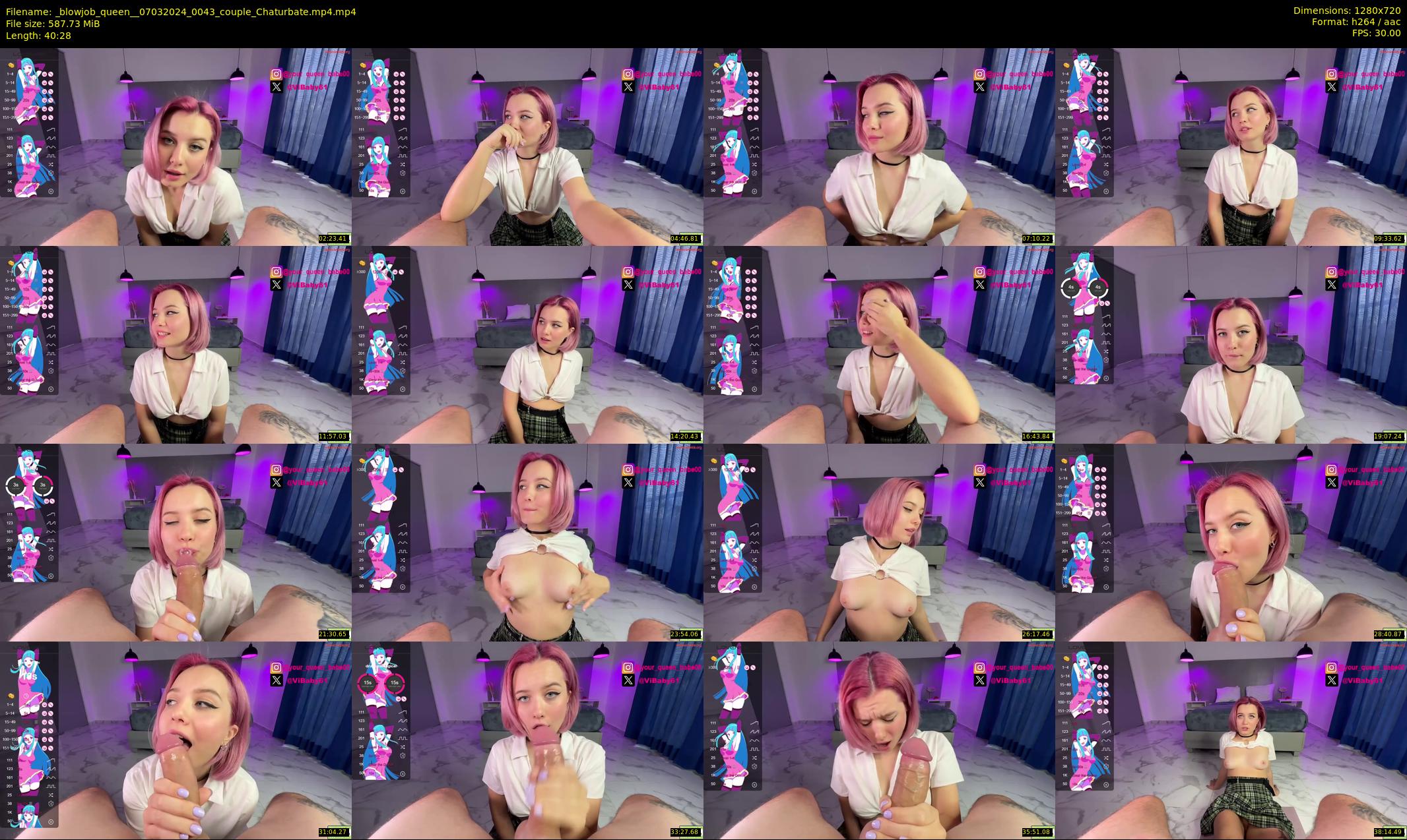 _blowjob_queen_ — 41 minute Chaturbate couple cam show recording, 720p, Mar 7, 2024
