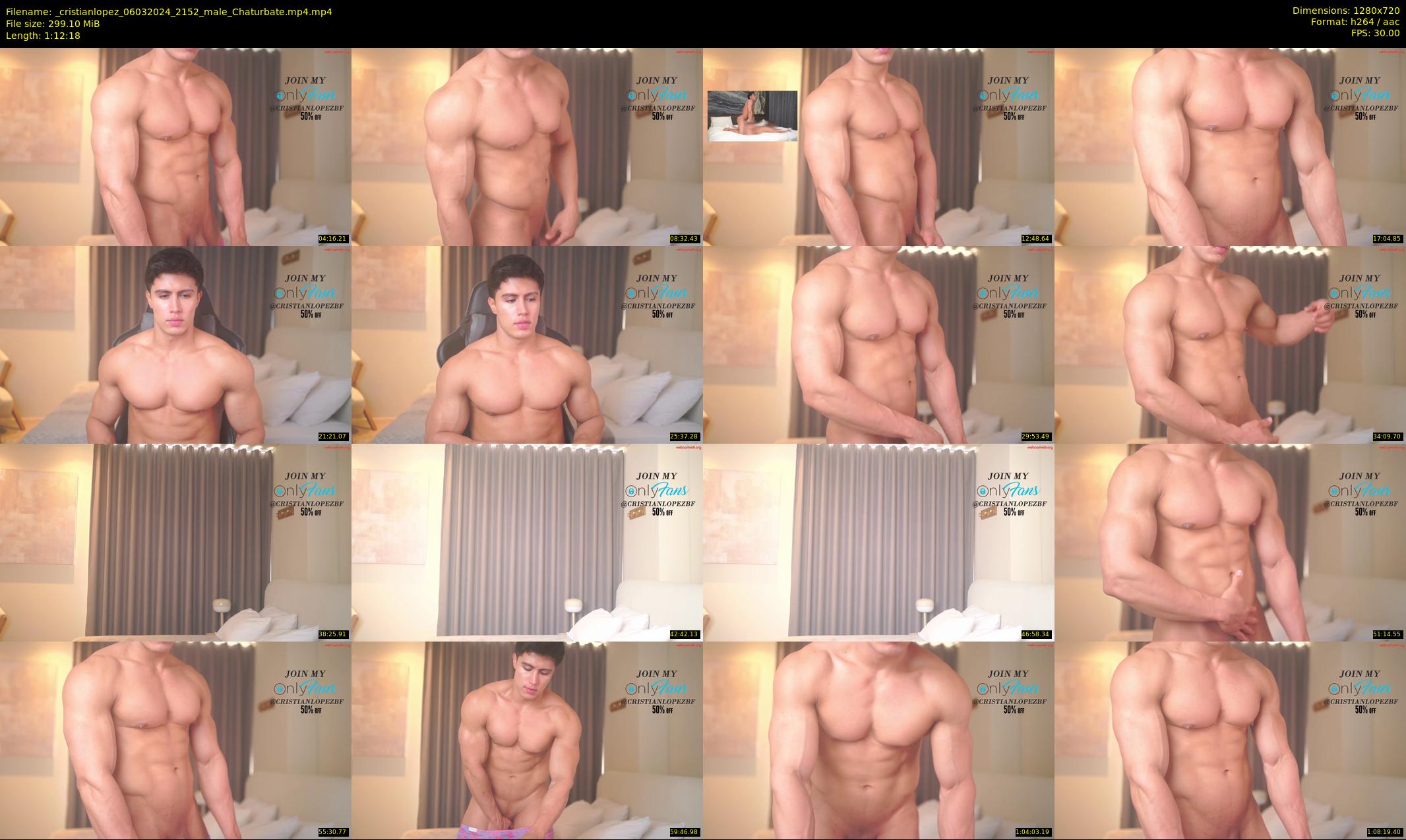 _cristianlopez — 73 minute Chaturbate male cam show recording, 720p, Mar 6, 2024