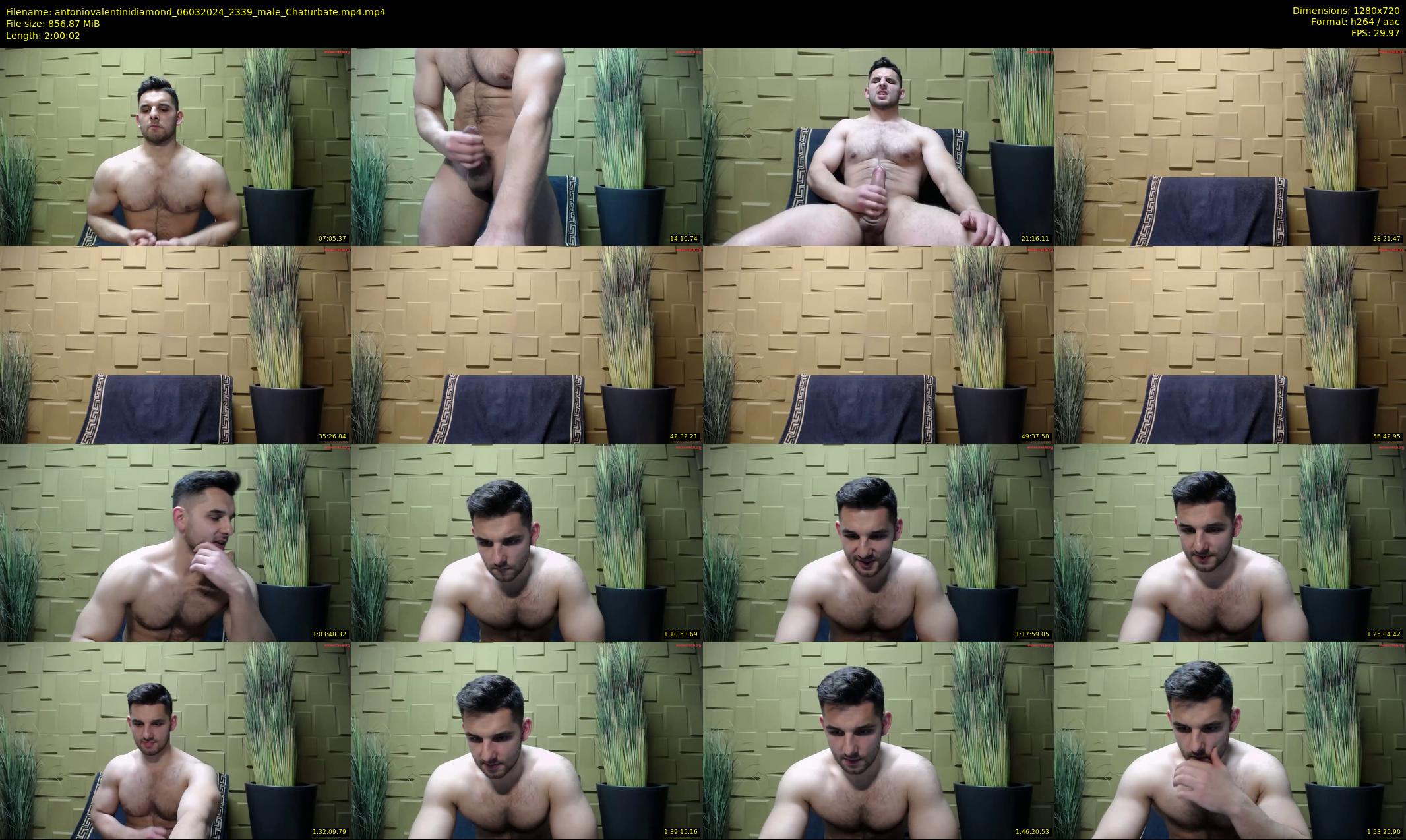 antoniovalentinidiamond — 121 minute Chaturbate male cam show recording, 720p, Mar 6, 2024