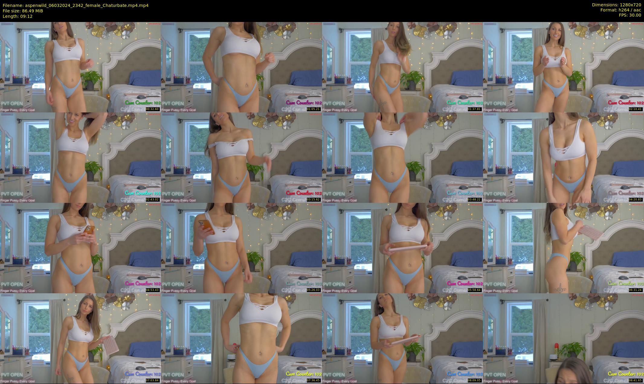 aspenwild — 10 minute Chaturbate female cam show recording, 720p, Mar 6, 2024
