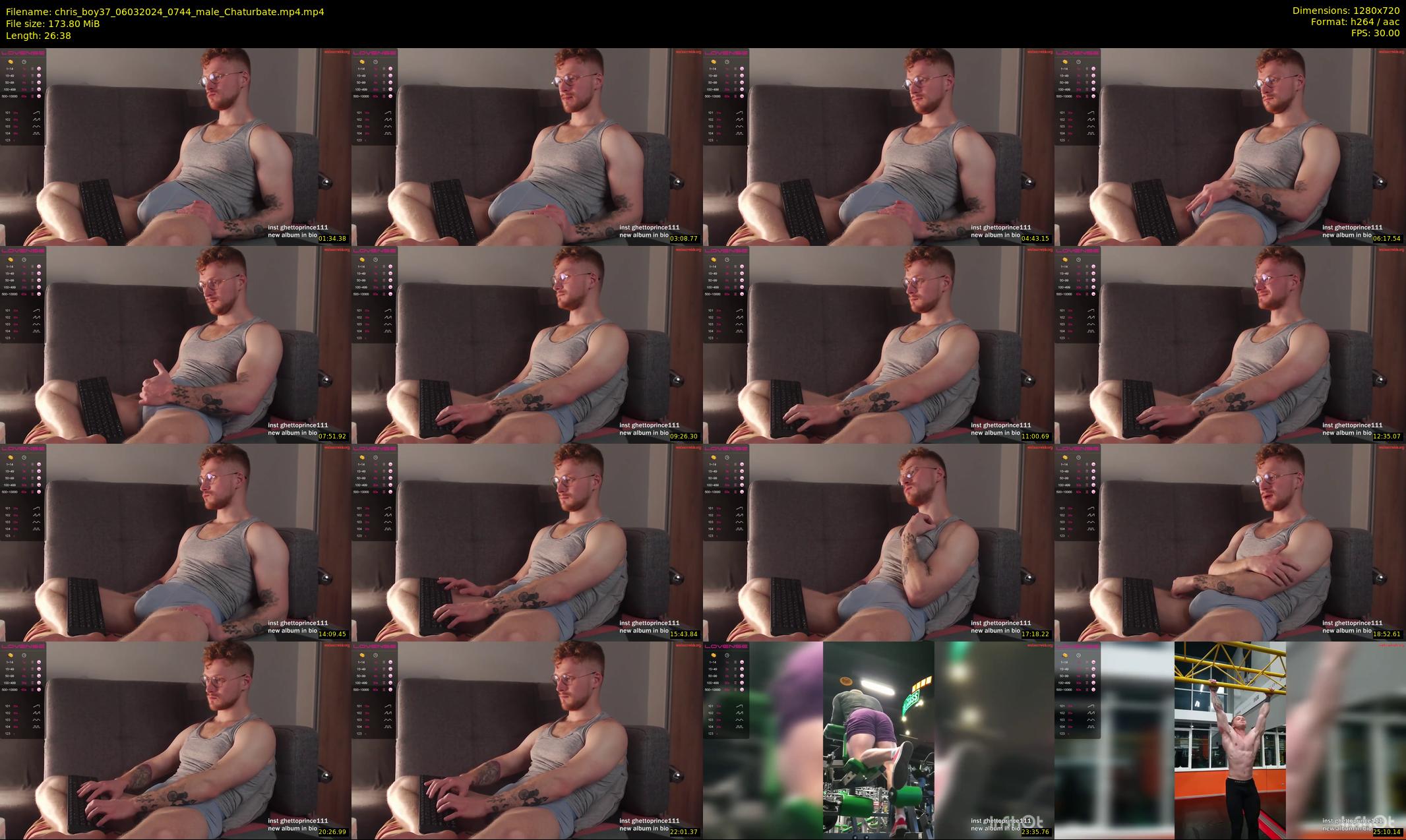 chris_boy37 — 27 minute Chaturbate male cam show recording, 720p, Mar 6, 2024