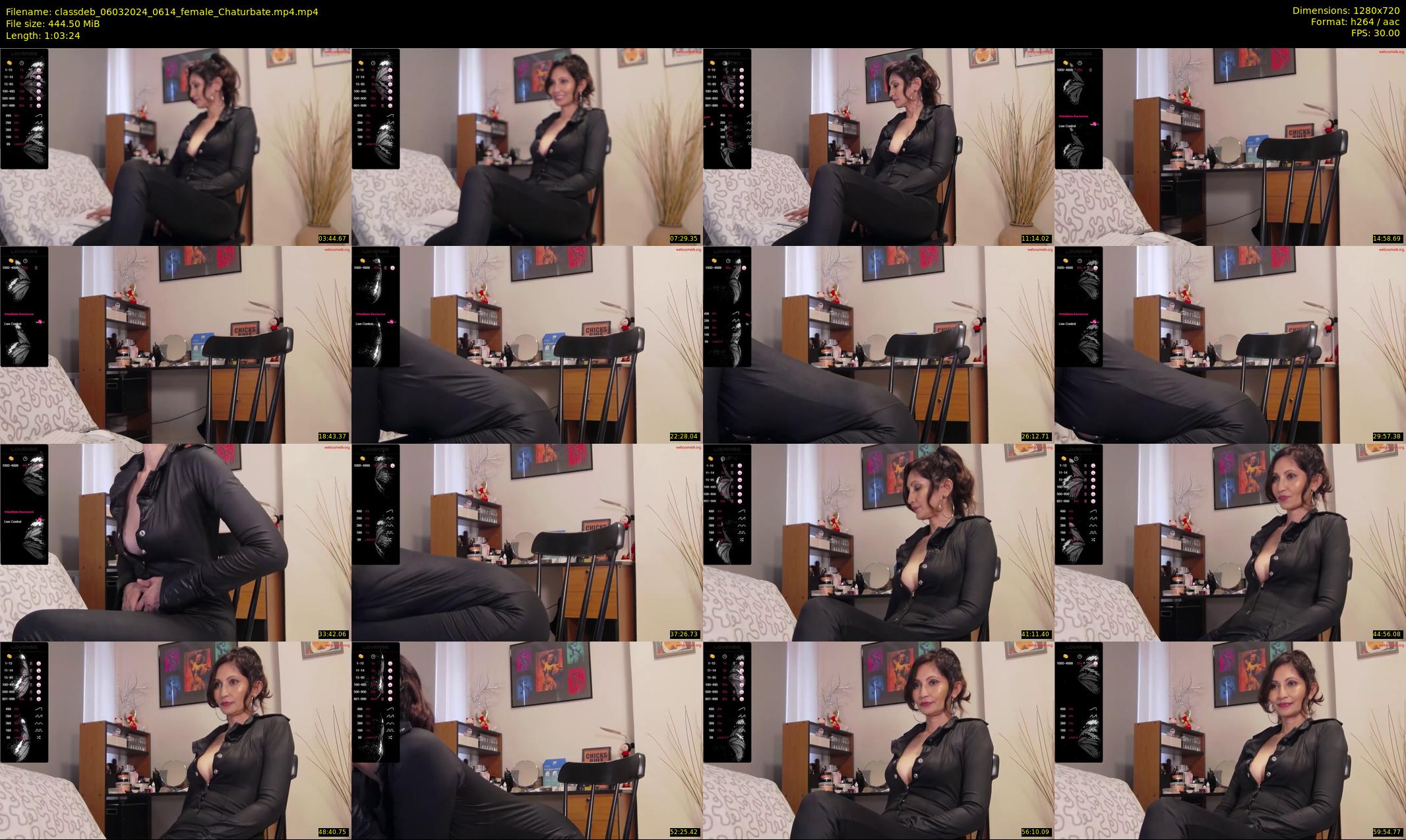 classdeb — 64 minute Chaturbate female cam show recording, 720p, Mar 6, 2024