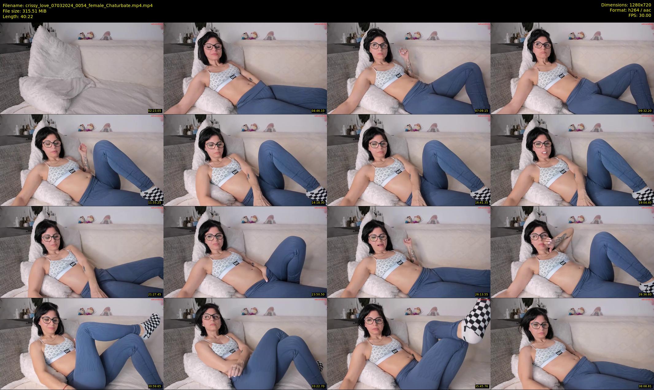 crissy_love — 41 minute Chaturbate female cam show recording, 720p, Mar 7, 2024