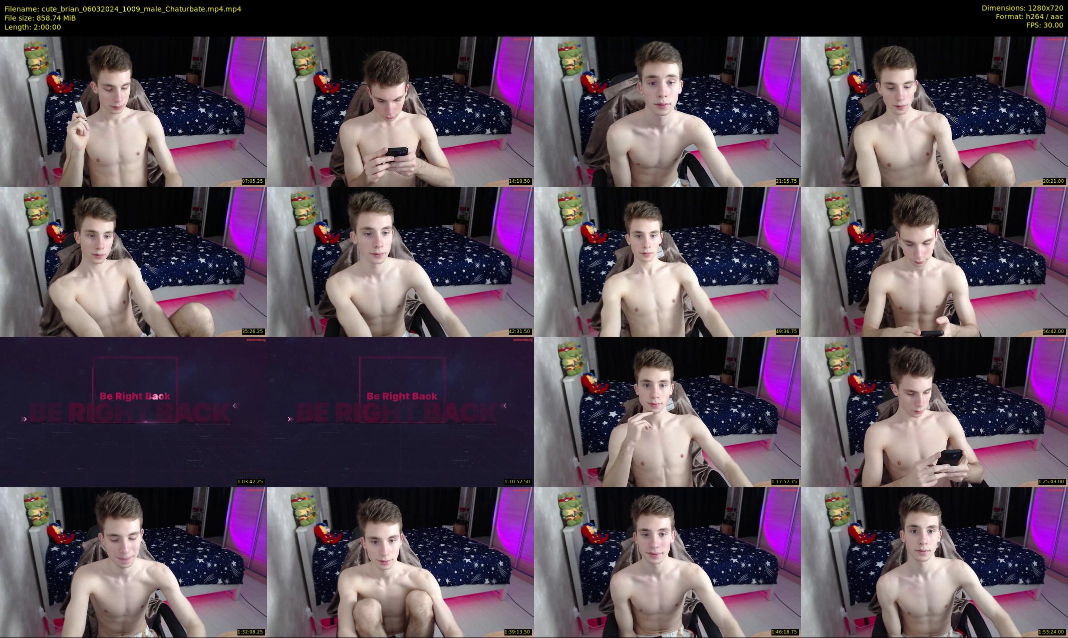 cute_brian — 120 minute Chaturbate male cam show recording, 720p, Mar 6, 2024