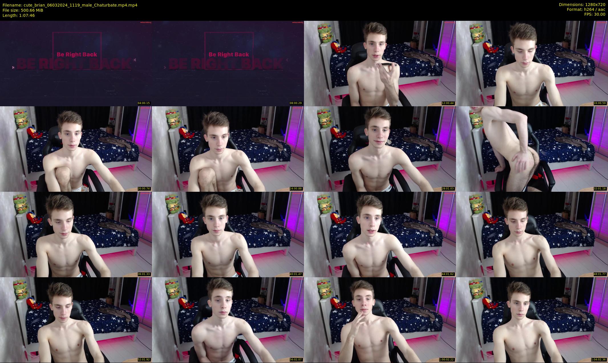 cute_brian — 68 minute Chaturbate male cam show recording, 720p, Mar 6, 2024
