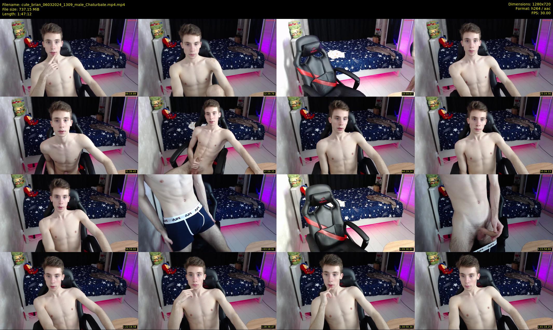 cute_brian — 108 minute Chaturbate male cam show recording, 720p, Mar 6, 2024