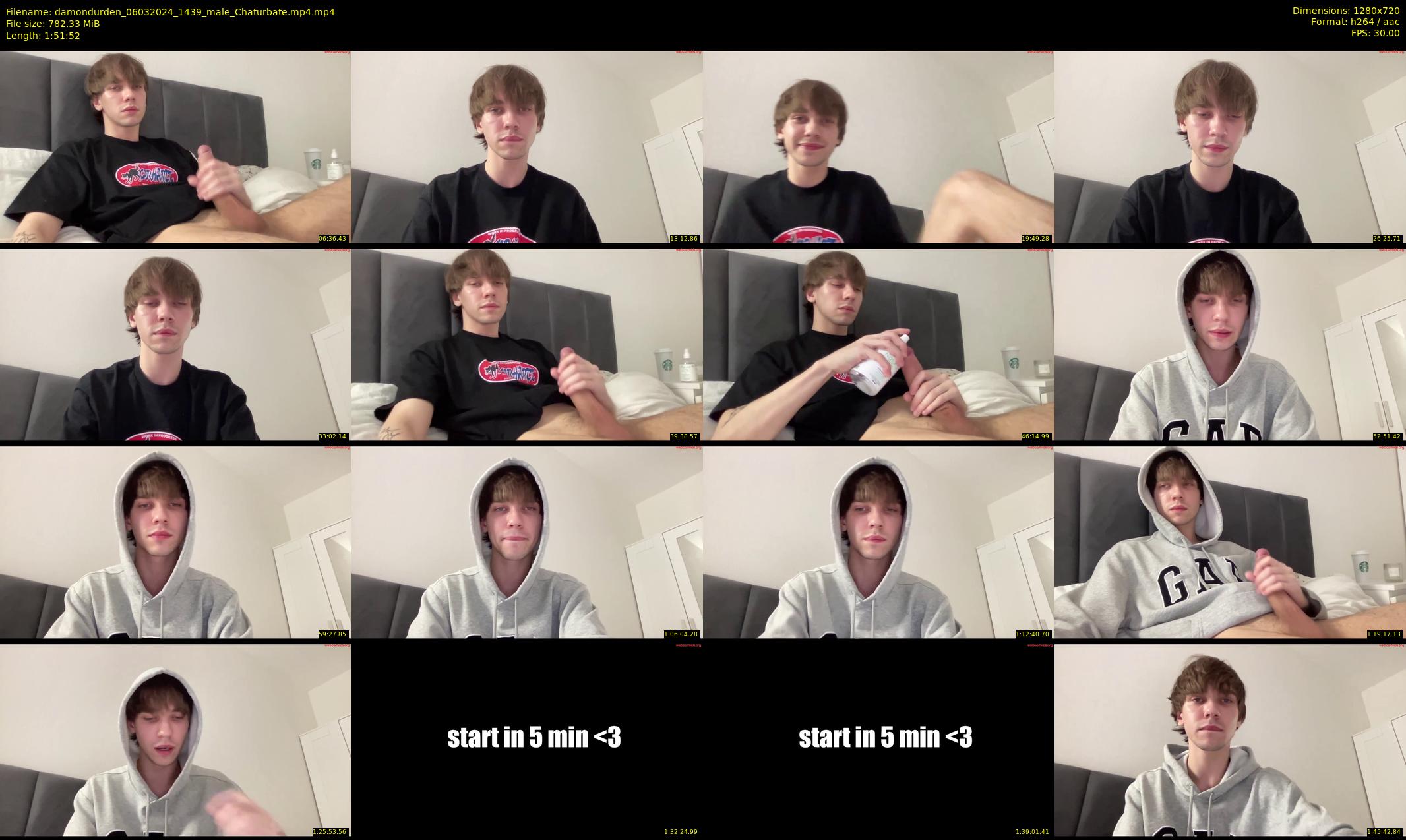 damondurden — 112 minute Chaturbate male cam show recording, 720p, Mar 6, 2024