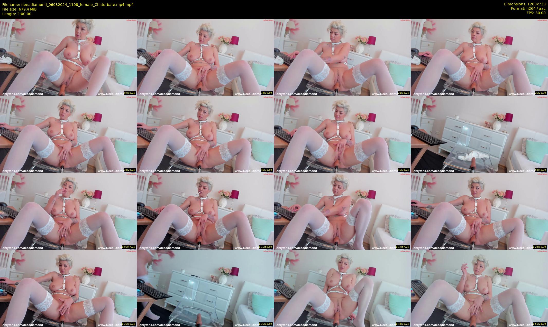 deeadiamond — 120 minute Chaturbate female cam show recording, 720p, Mar 6, 2024