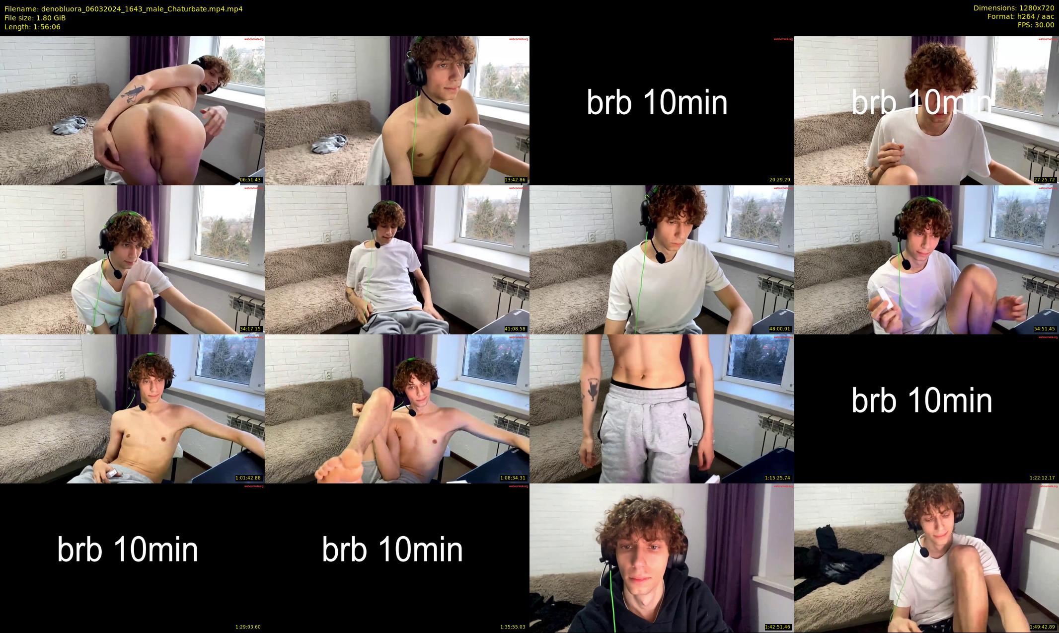 denobluora — 117 minute Chaturbate male cam show recording, 720p, Mar 6, 2024