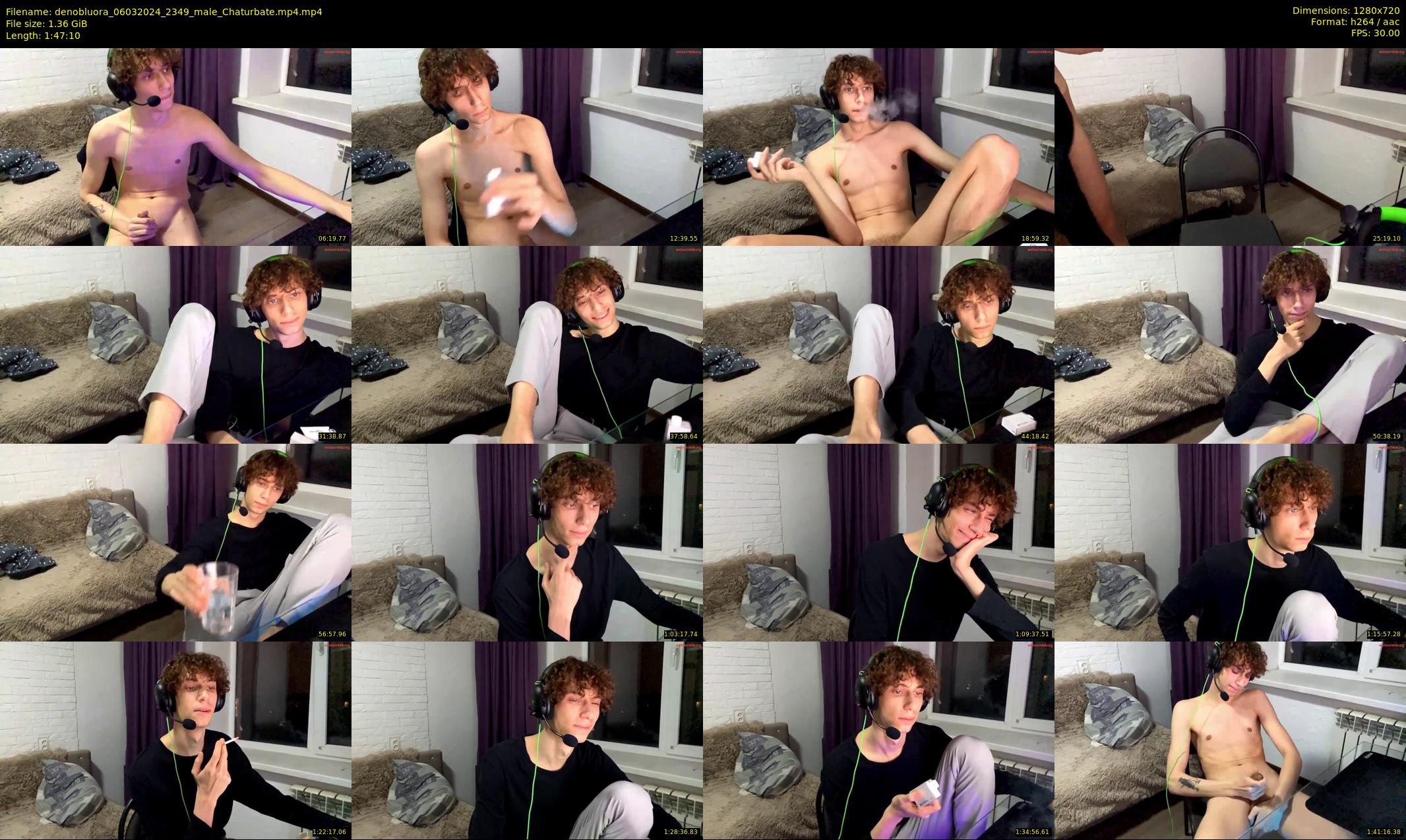 denobluora — 108 minute Chaturbate male cam show recording, 720p, Mar 6, 2024