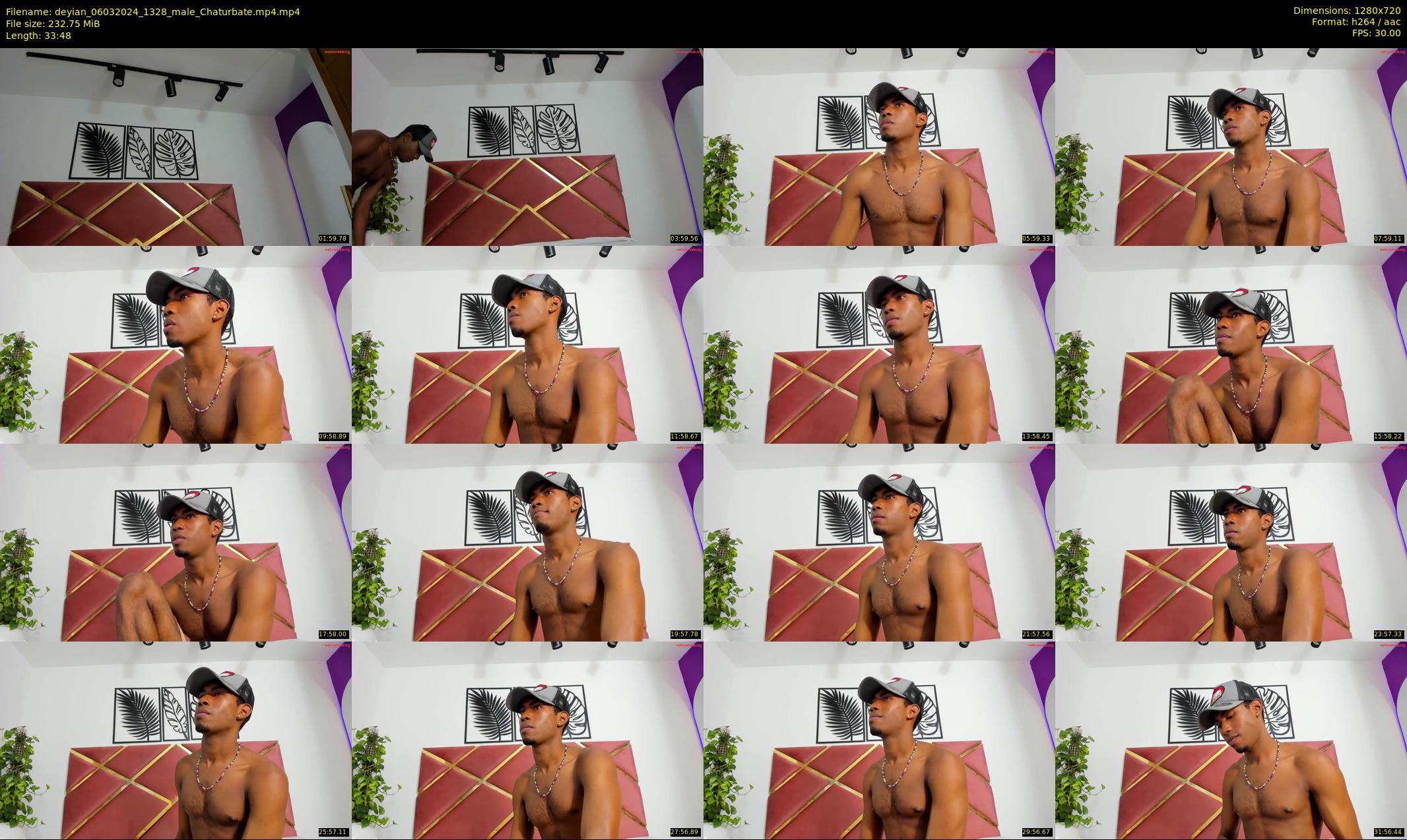 deyian — 34 minute Chaturbate male cam show recording, 720p, Mar 6, 2024