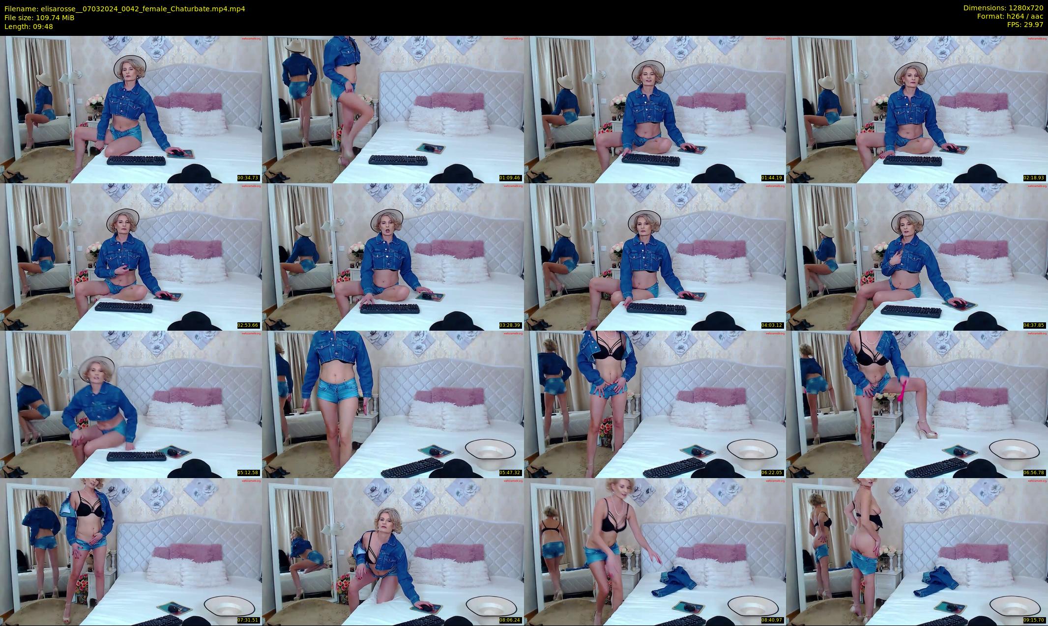 elisarosse_ — 10 minute Chaturbate female cam show recording, 720p, Mar 7, 2024