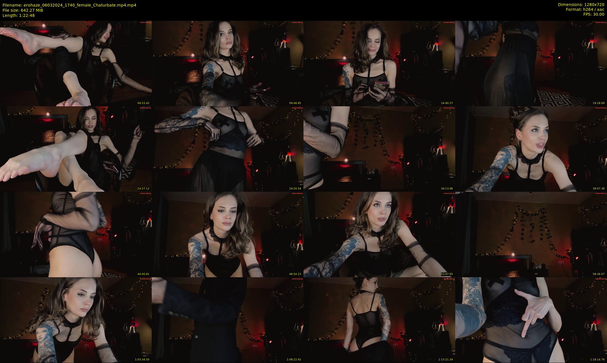 erohaze — 83 minute Chaturbate female cam show recording, 720p, Mar 6, 2024
